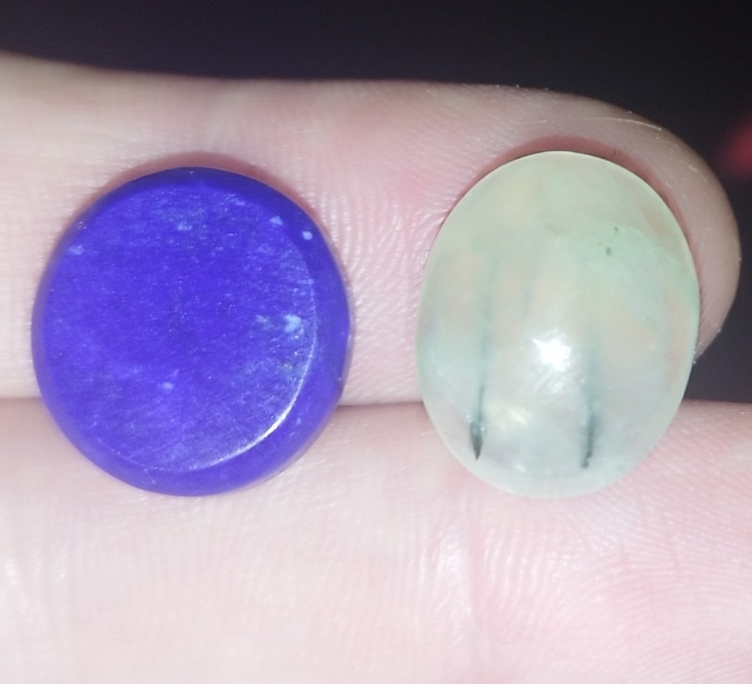 نگین معدنی زیبای پرهینت و نگین لاجورد افغانستان