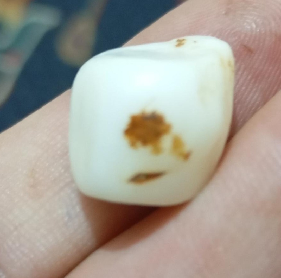 راف معدنی زیبا یشم نایاب سفید 5 گرمی ترازوکش