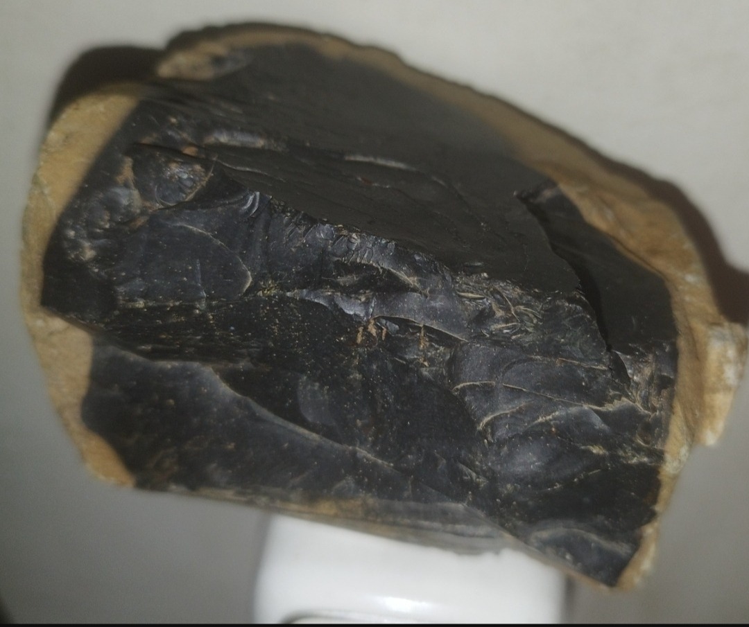 راف معدنی فوق العاده ارزشمند ابسیدن مشکی 413گرم