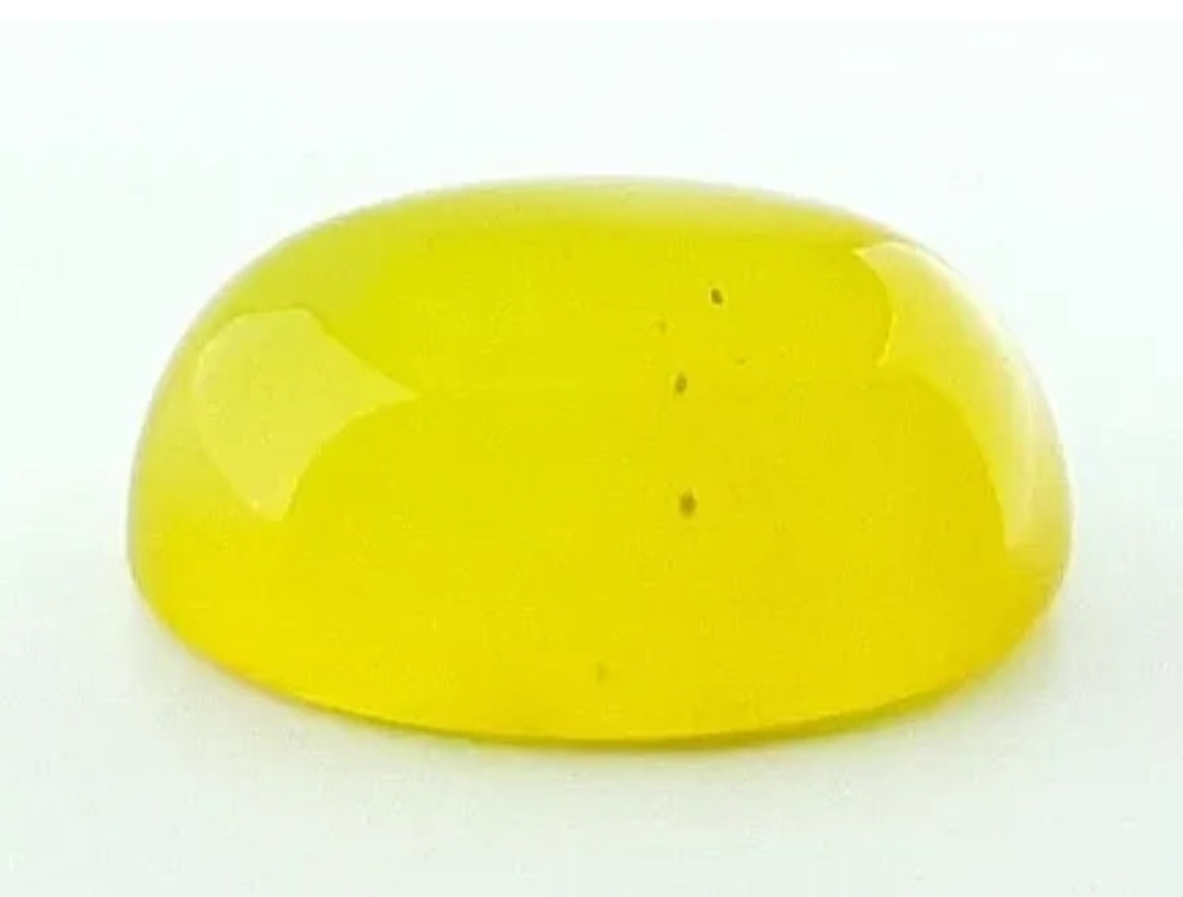 نگین معدنی تراش خورده عقیق زرد رنگ خراسان 3 گرم