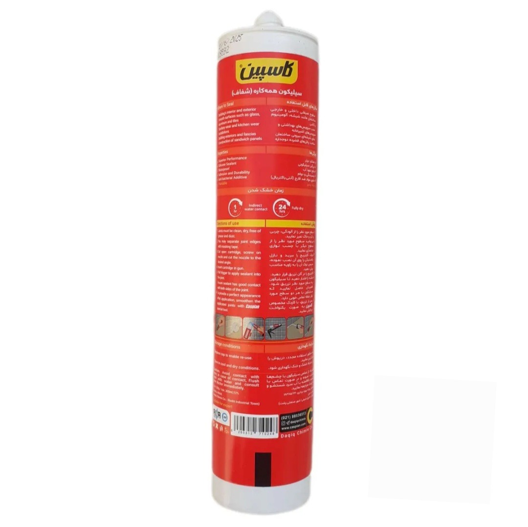 چسب سلیکونی کاسپین 330گرم