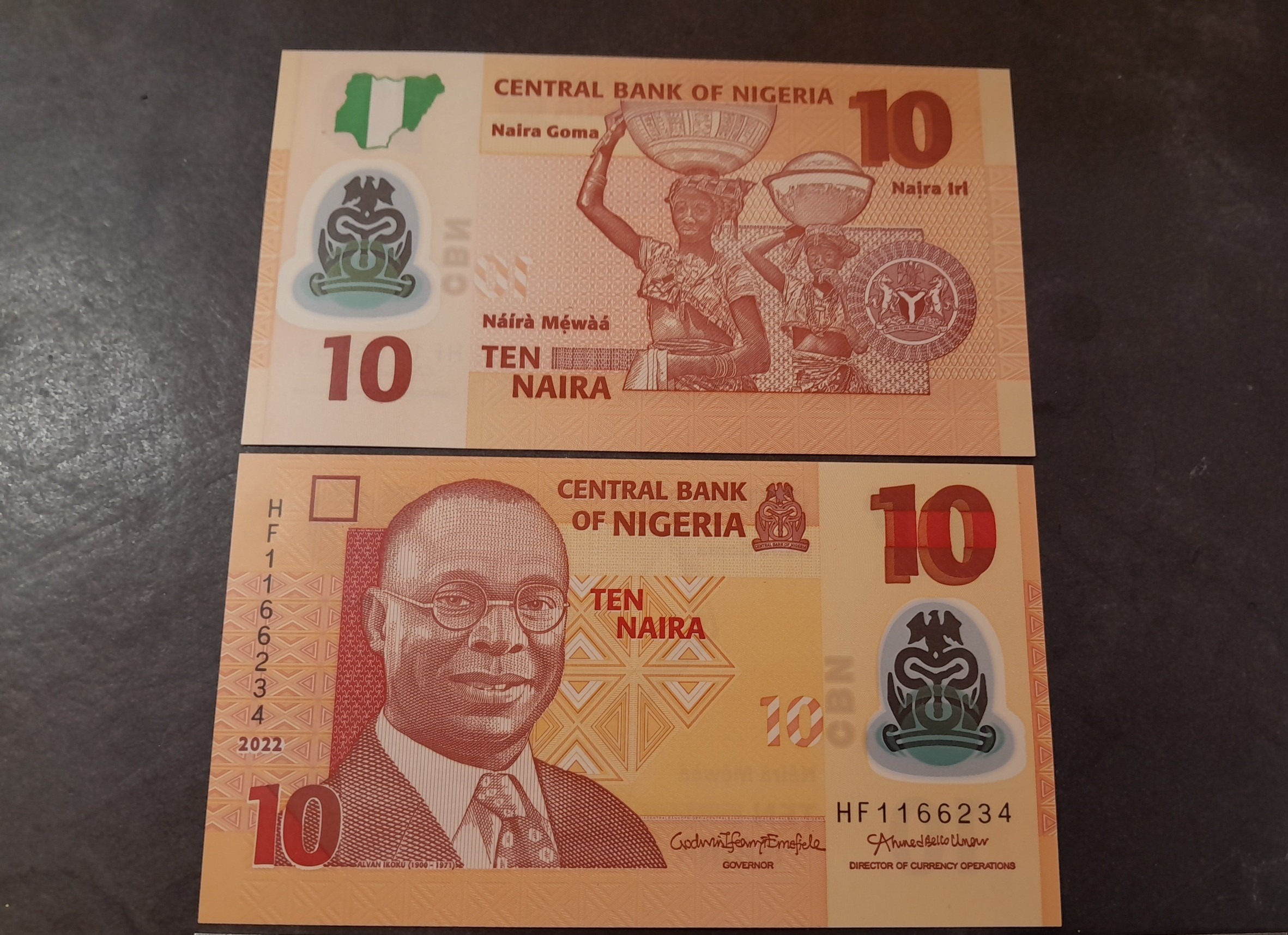 جفت بانکی 10 نایرا نیجریه