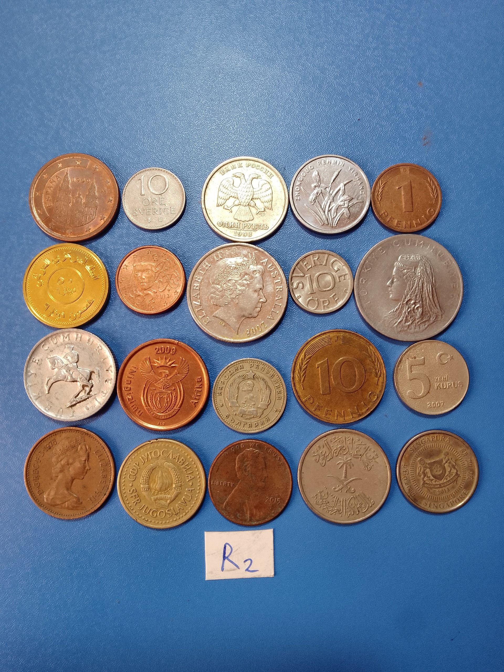 20 سکه کمیاب و بدون تکرار خارجی R2