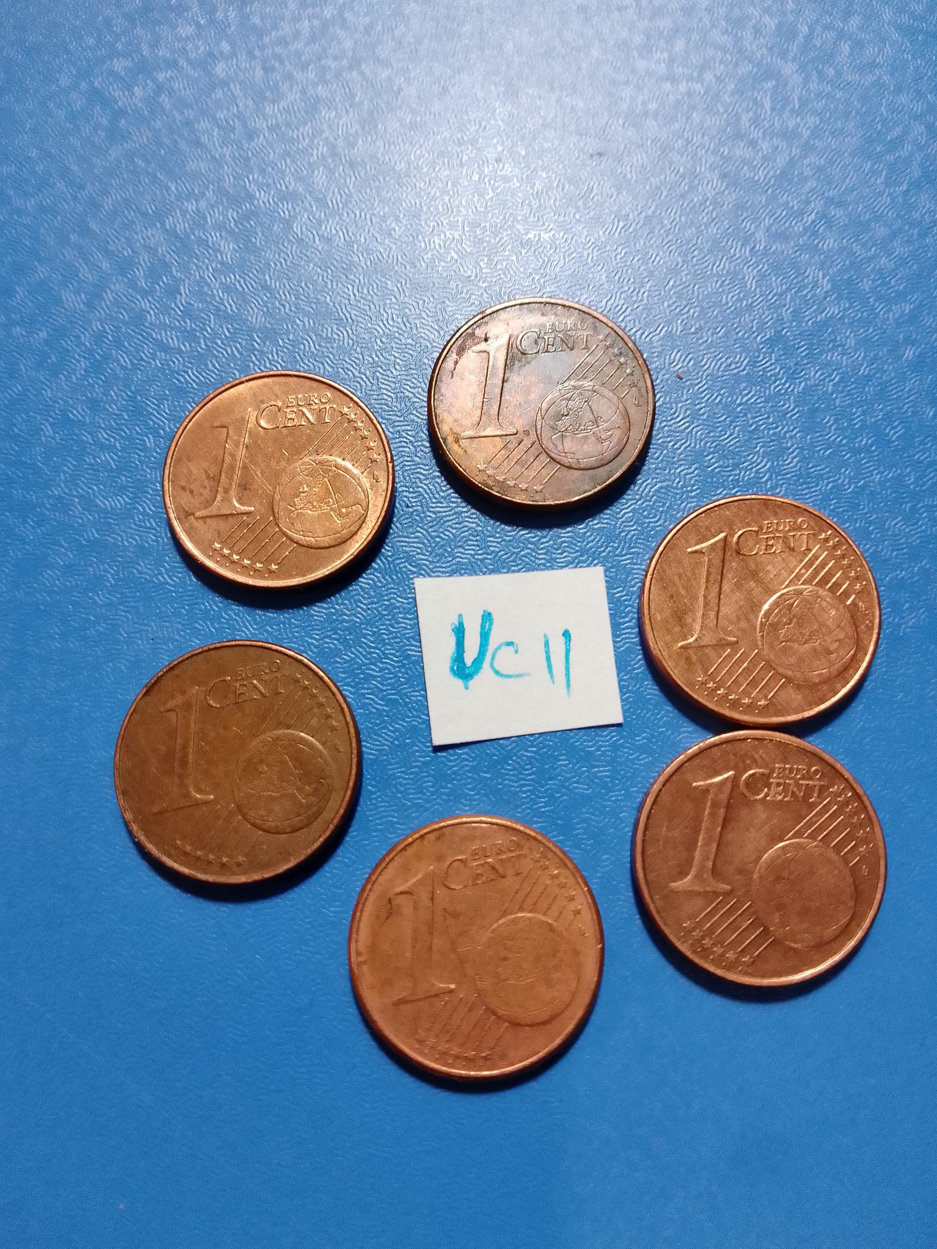 1 سنت یورو از 6 کشور متفاوت