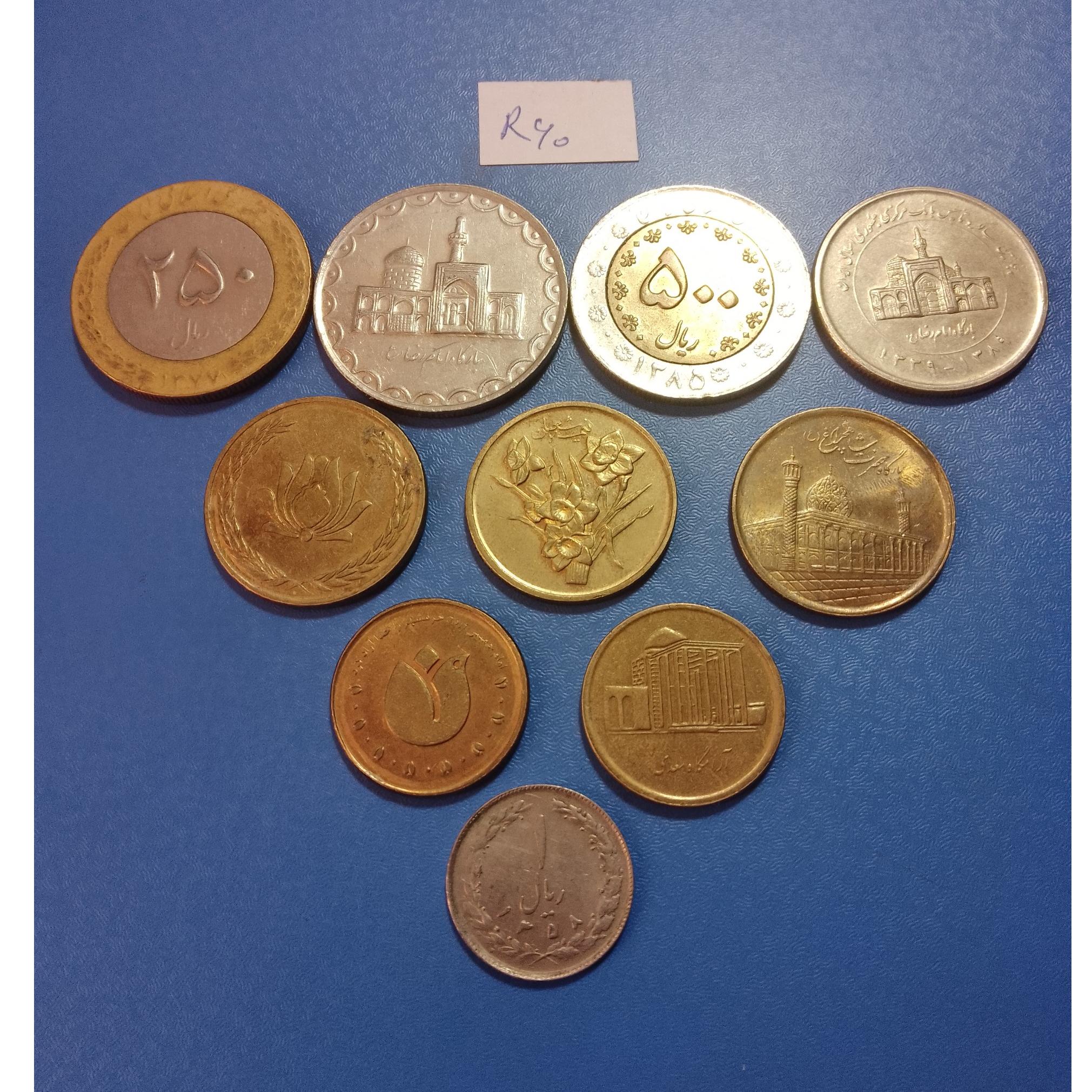 10 سکه زیبا و بدون تکرار جمهوری