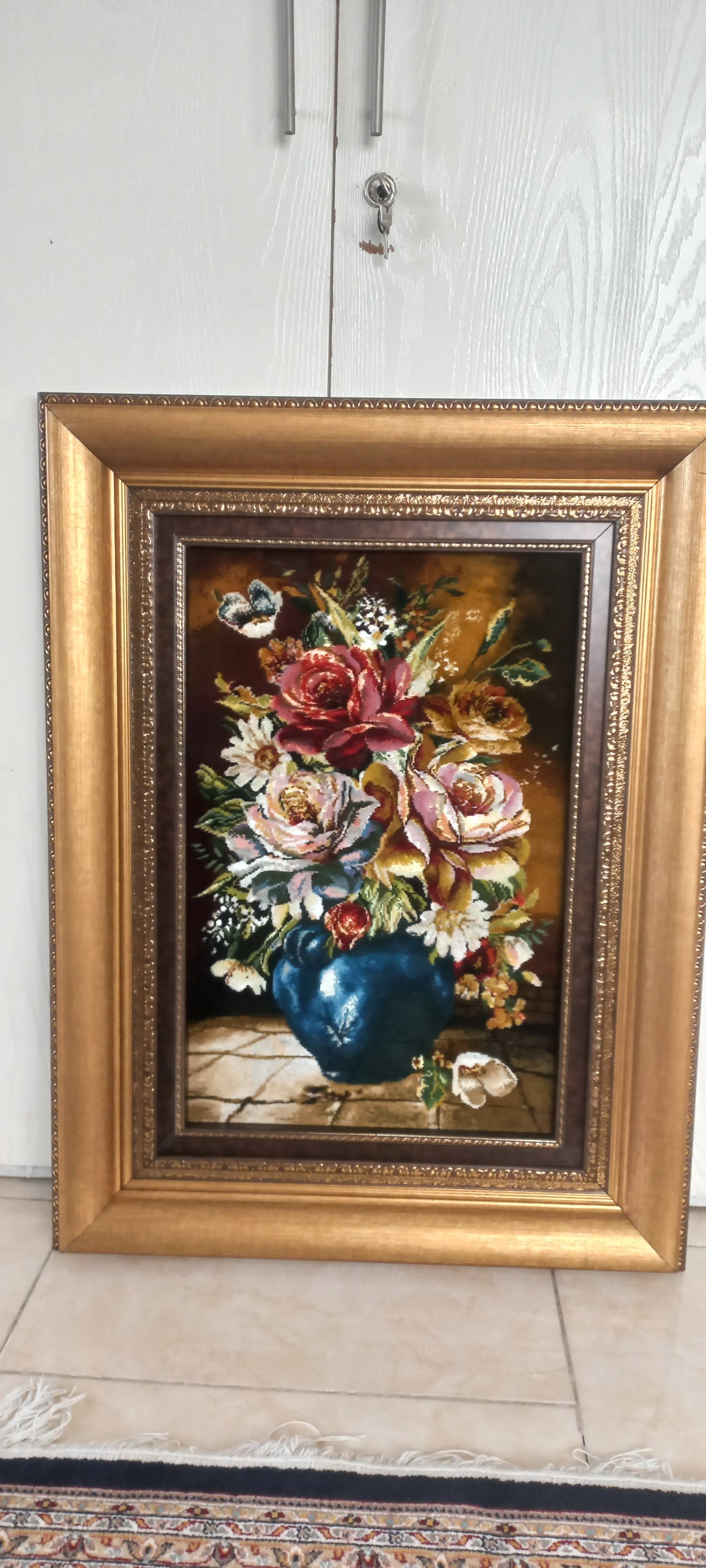 تابلو فرش دستبافت نو