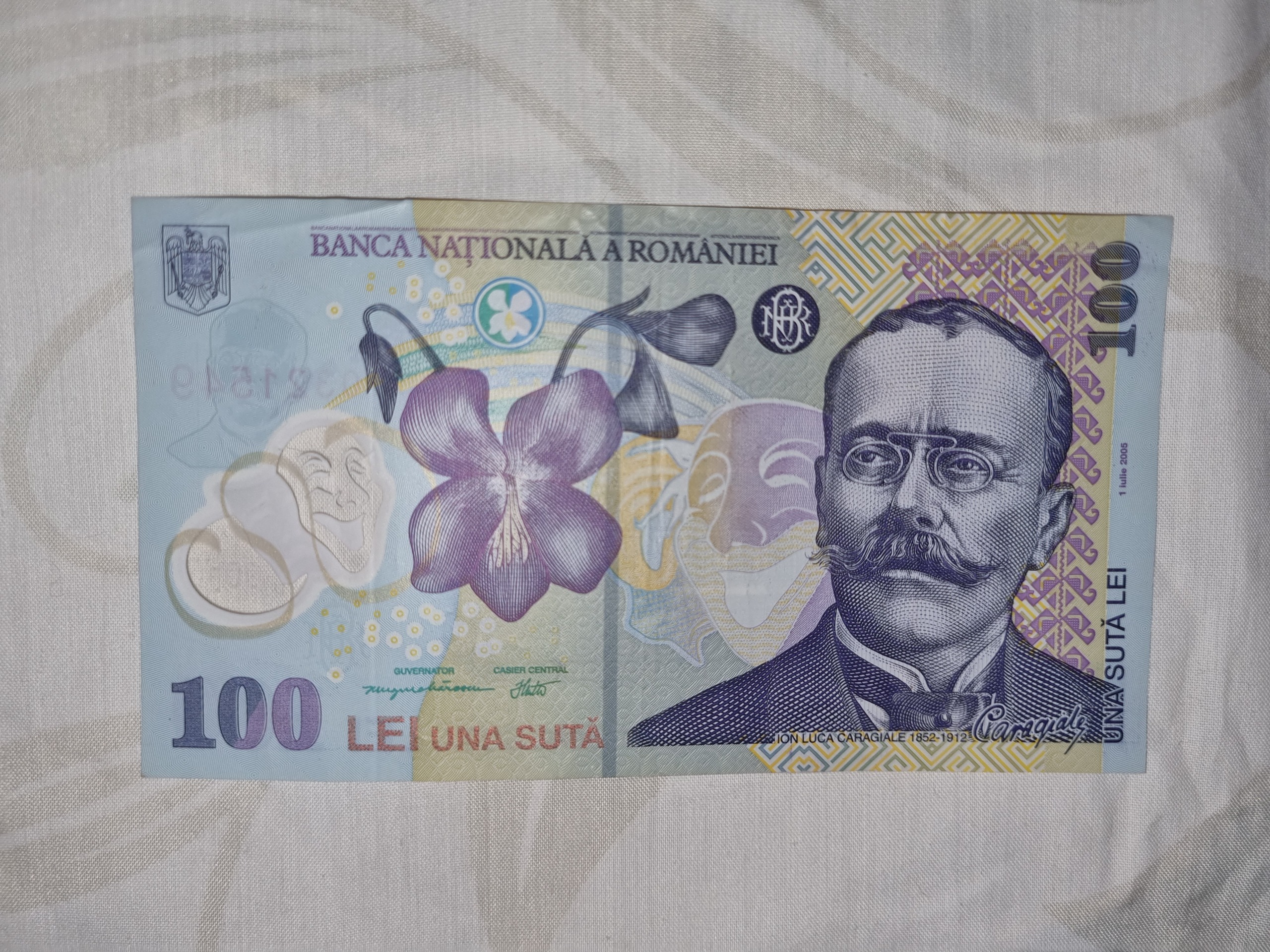 تک اسکناس صد لئو رومانی