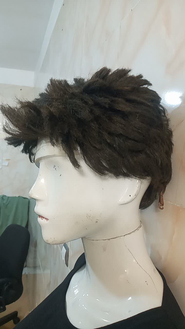 کلاه گیس قهو های