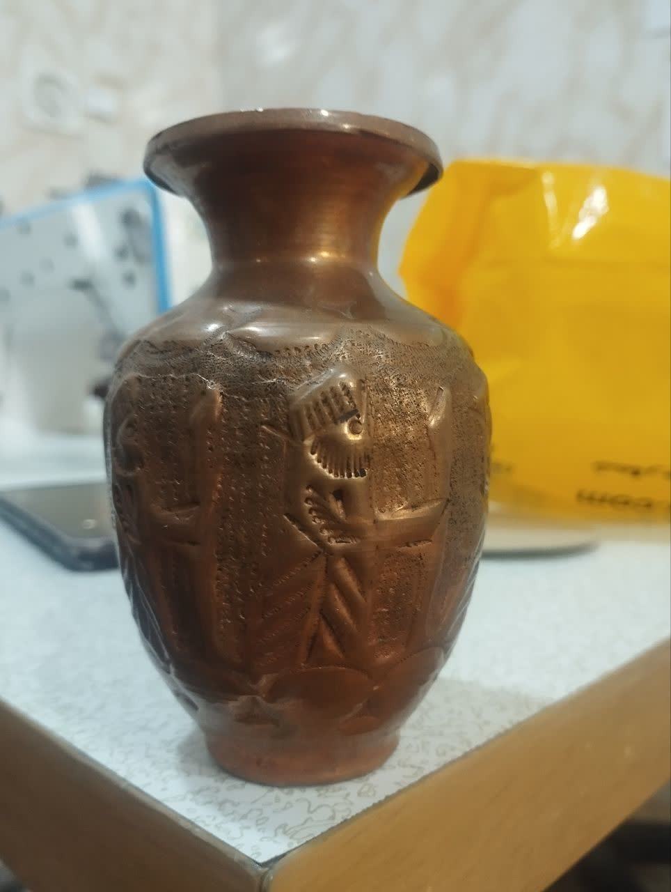 گلدان مسی ظروف مس