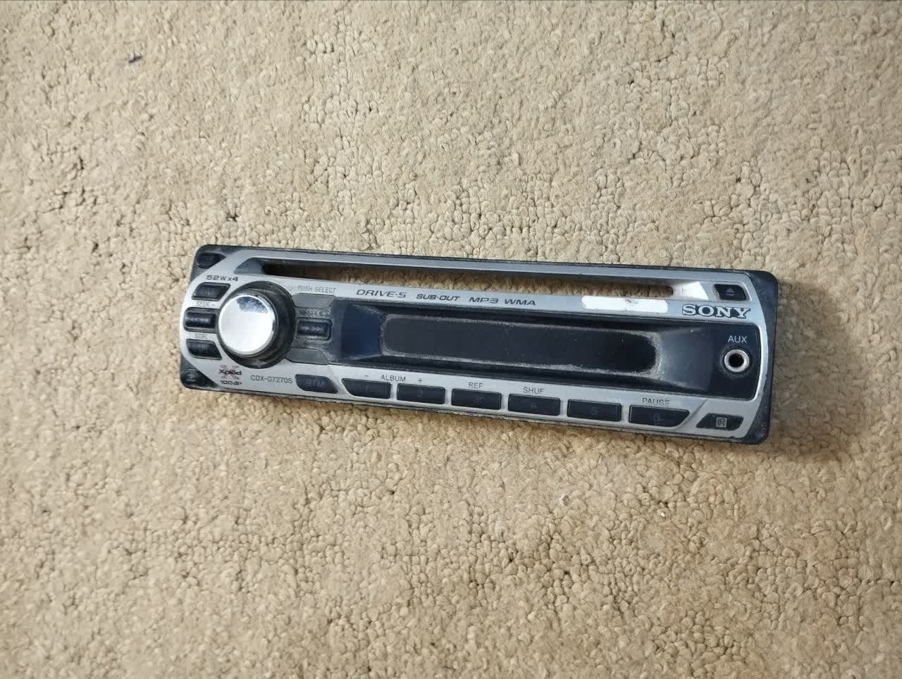 پنل ضبط سونیgt 270s