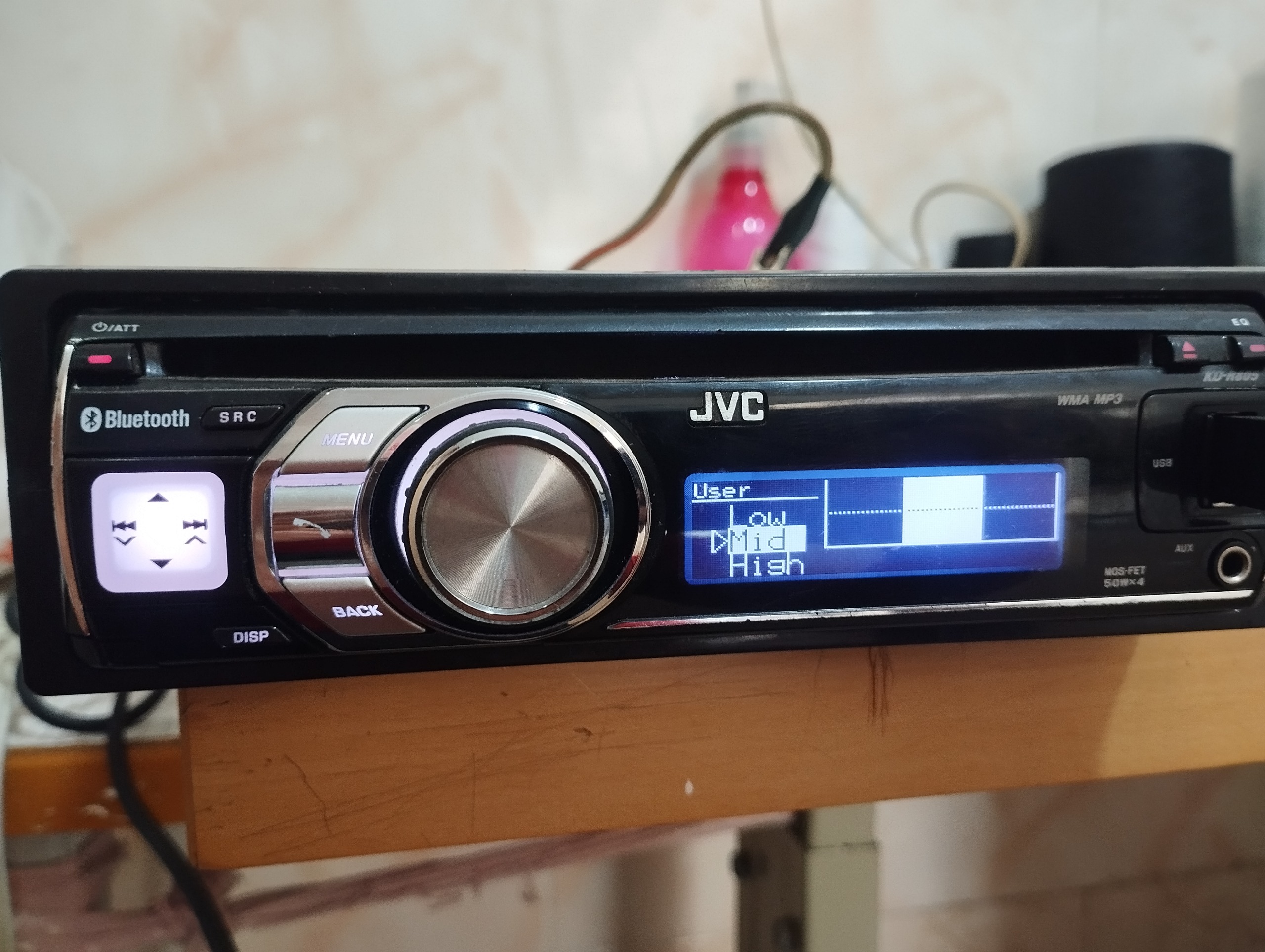 ضبط پخش jvc جی وی سی kd r805