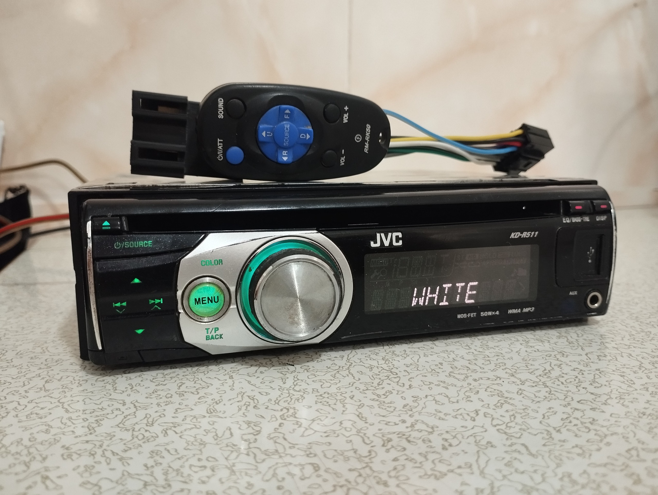 ضبط پخش جی وی سی JVC مولتی کالر