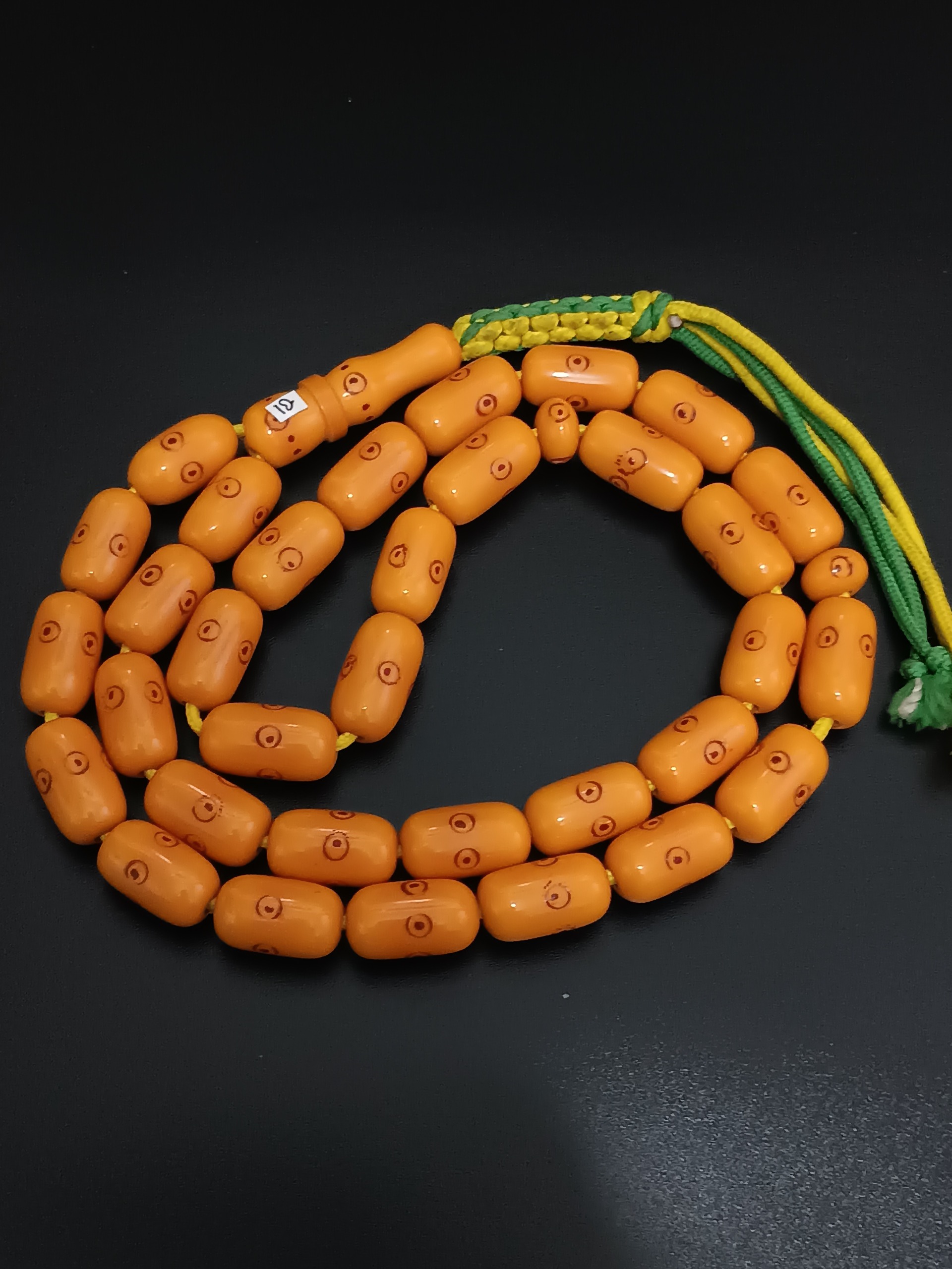 تسبیح سندلوس کپسولی خالدار بزرگ کلکسیونی