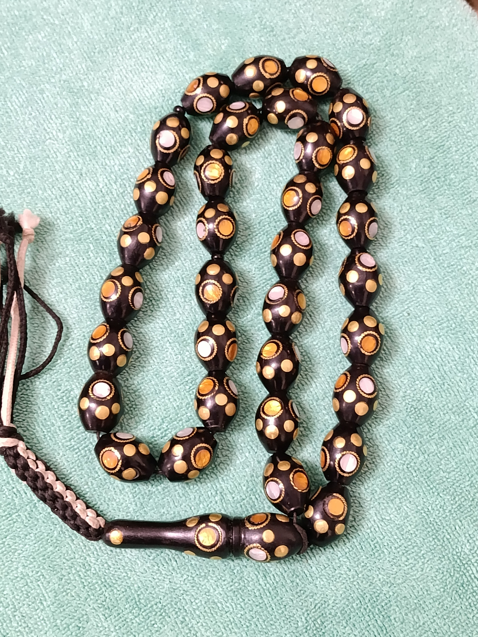 تسبیح کشکول مصری قدیمی کهنه