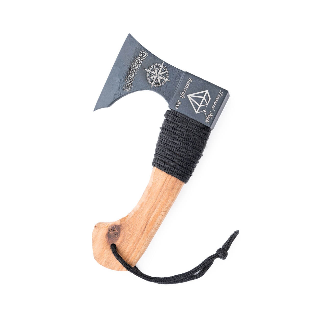 تبر فولادی دسته چوبی