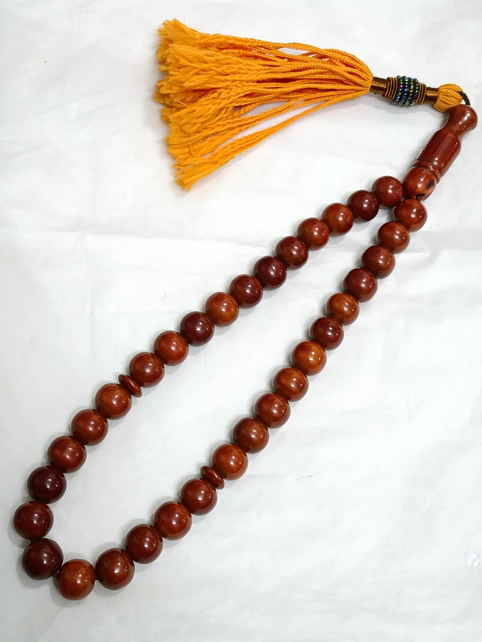 تسبیح سندلوس کهنه آلمانی عنابی نایاب