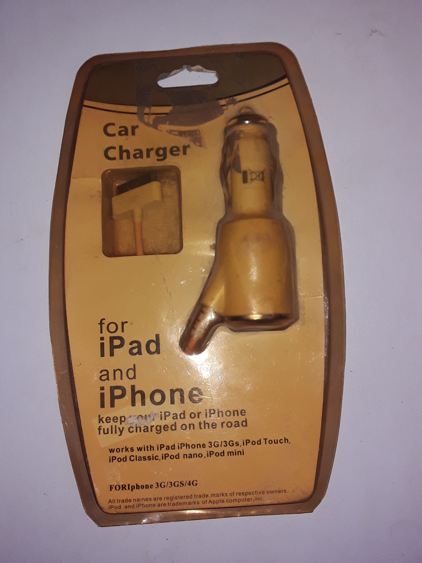 شارژر فندکی آیفون ایپد 3g.3gsو4g