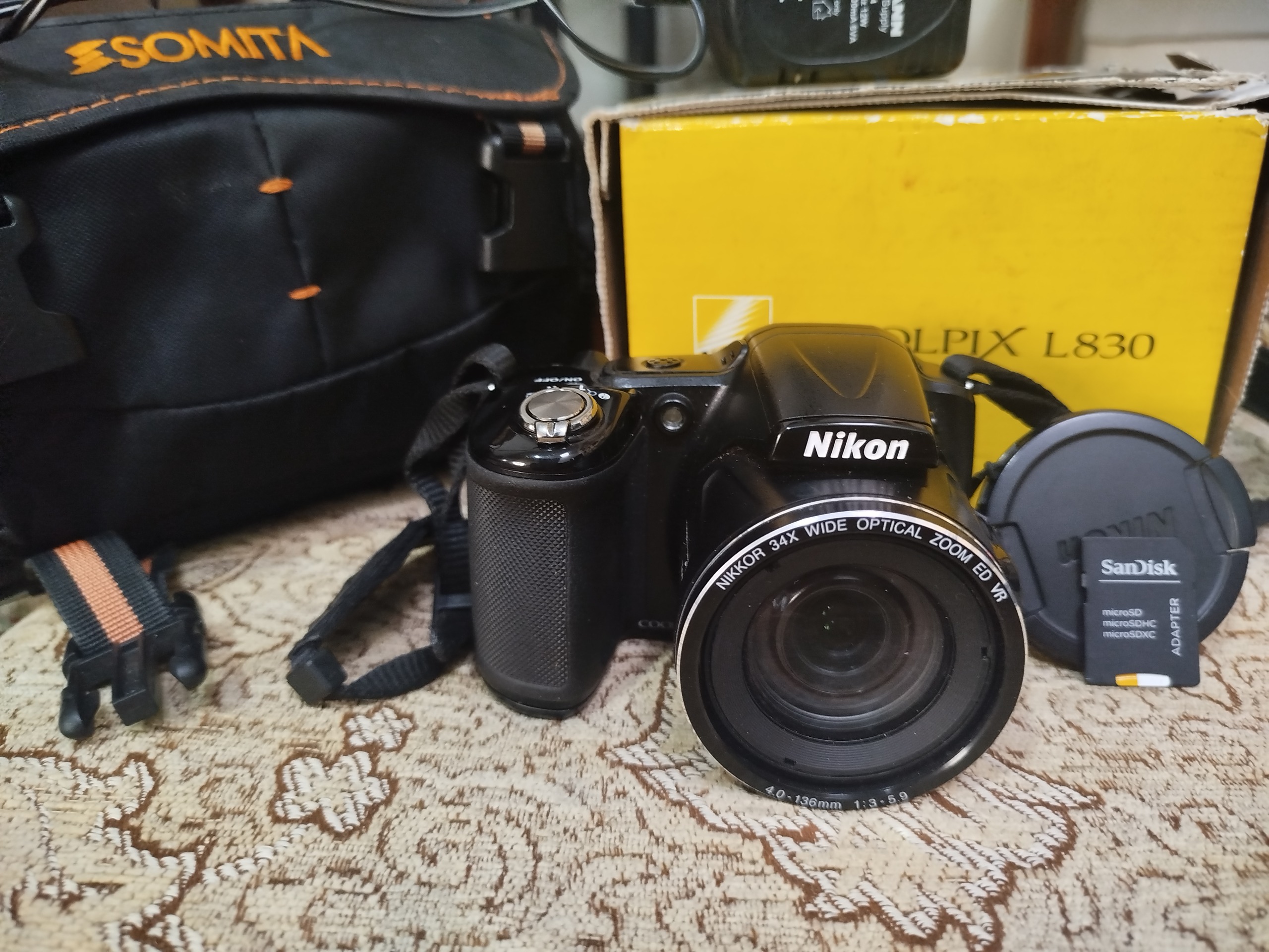 دوربین Nikon coolpix L830 تمیز به همراه لوازم کامل