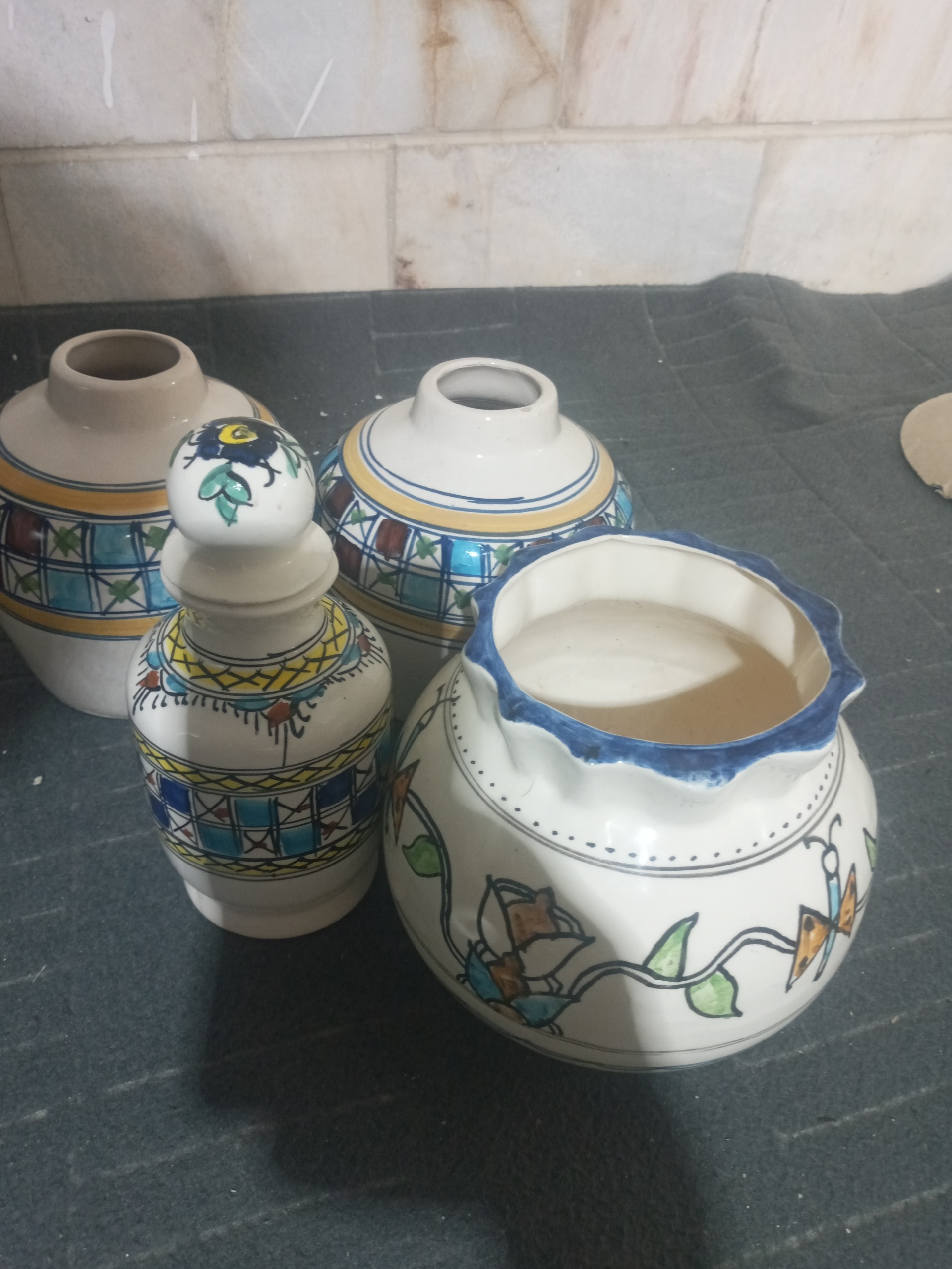 گلدان سفالی دکوری