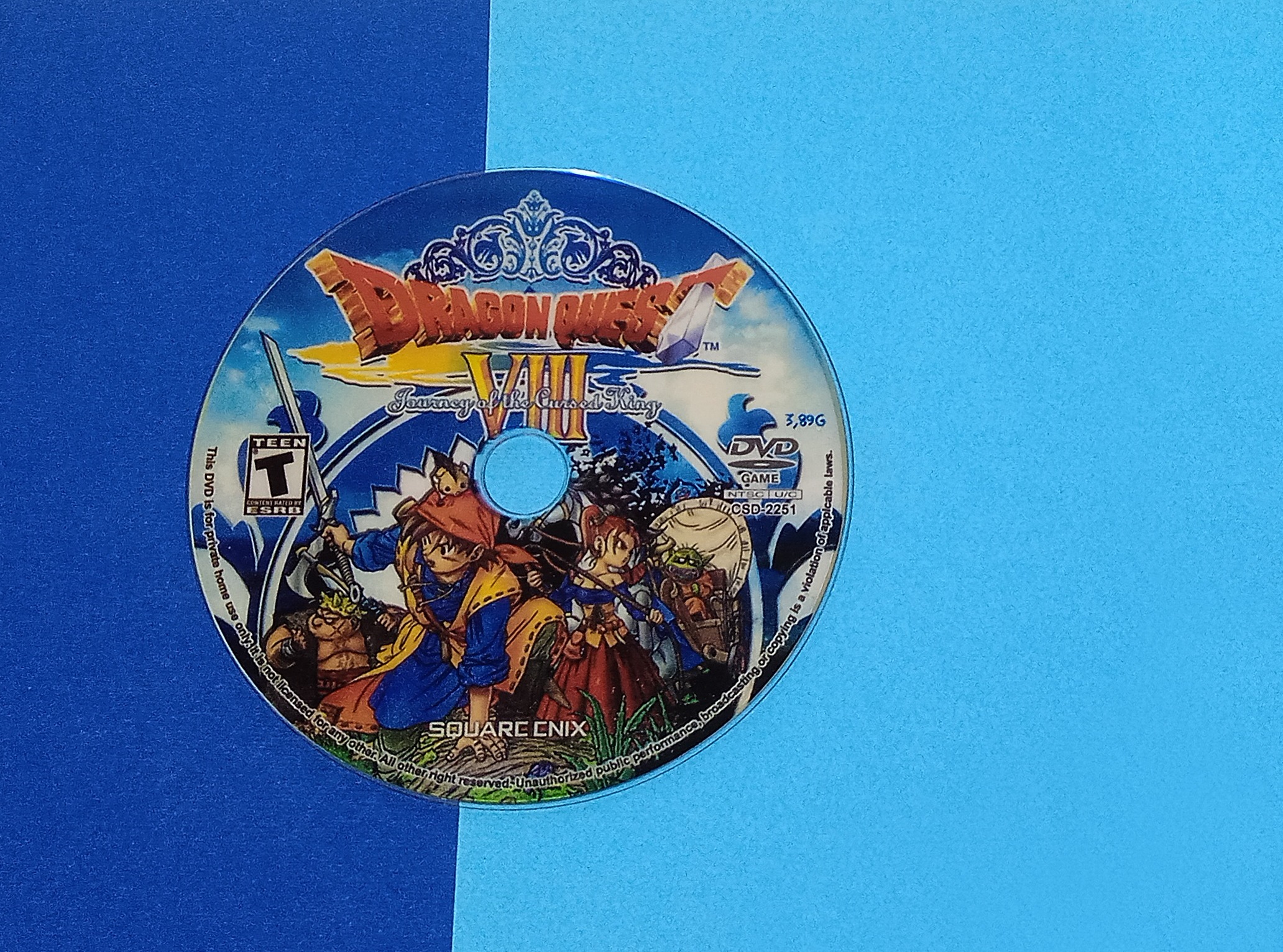 بازی PS2 Dragon Quest VIII پلی استیشن 2 مالزی