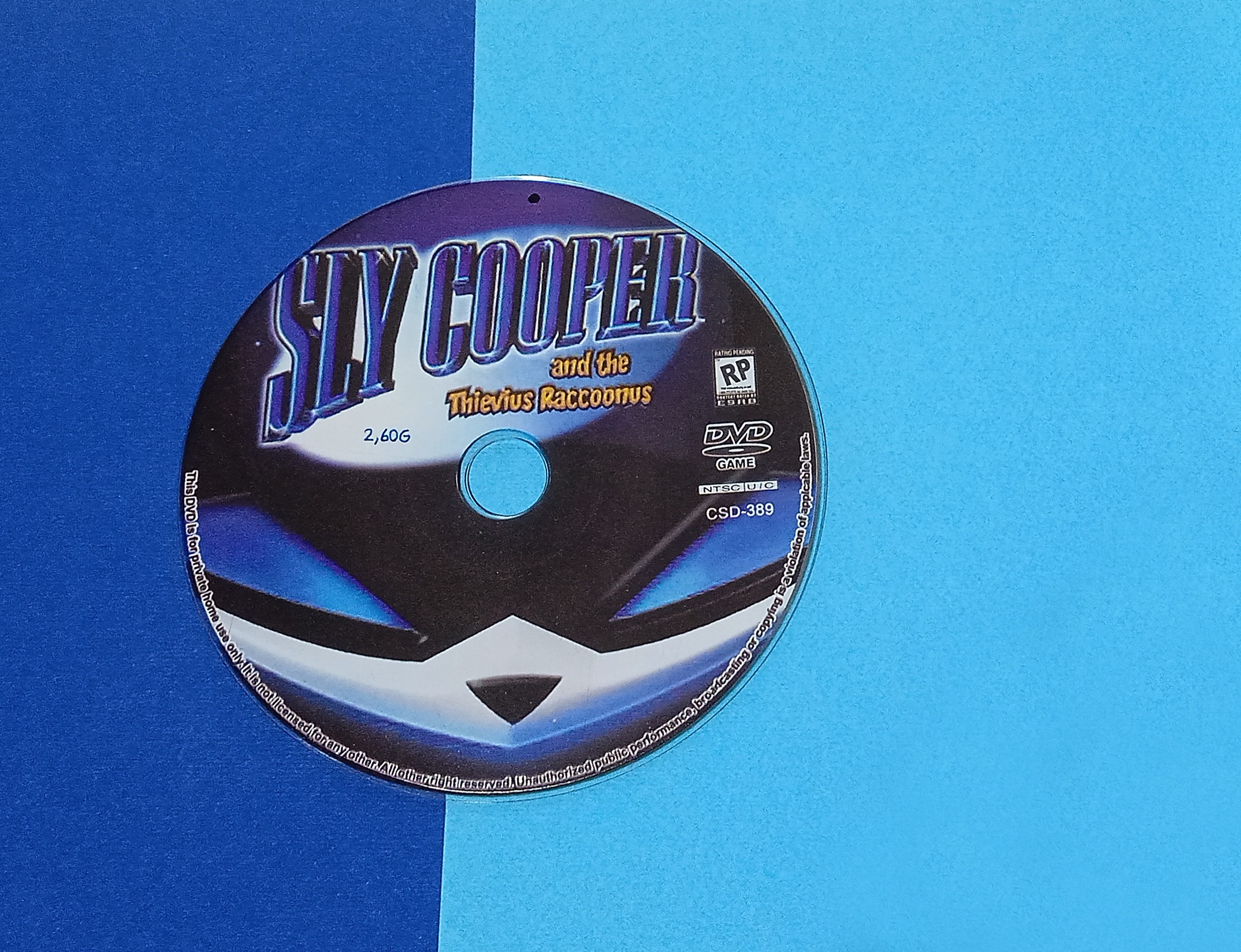 بازی PS2 Sly Cooper پلی استیشن 2 مالزی