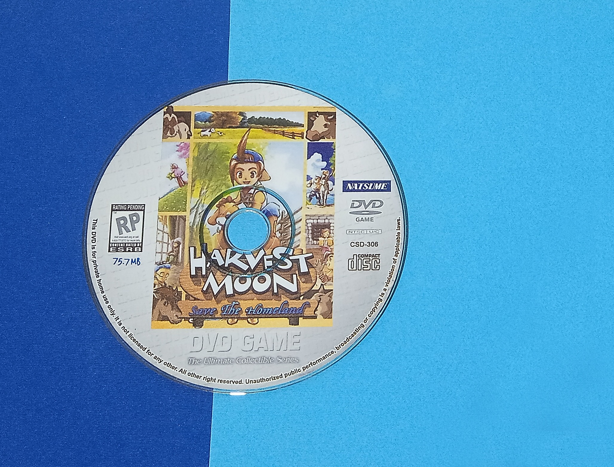 بازی PS2 Harvest Moon پلی استیشن 2 مالزی