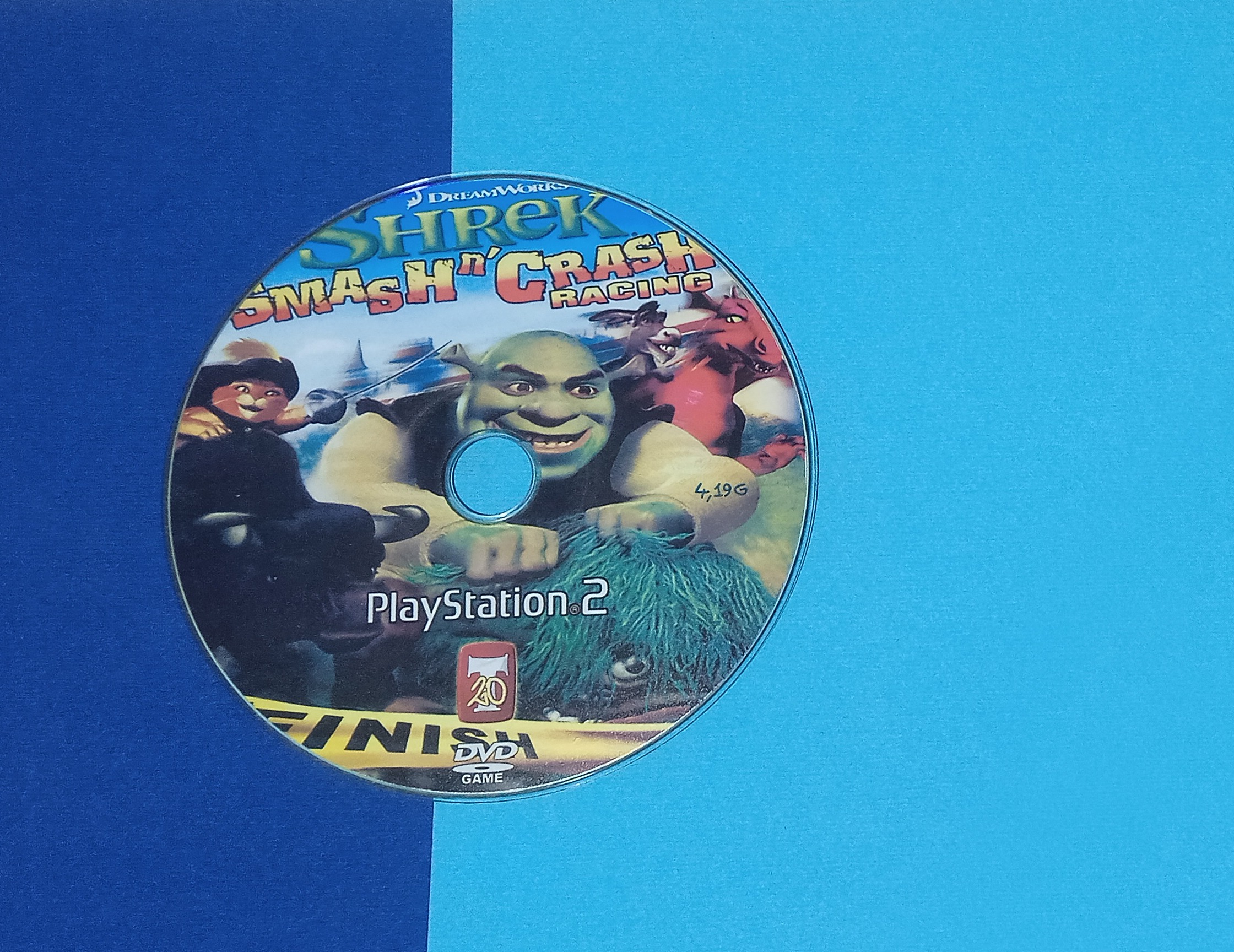 بازی PS2 Shrek Smash Crash Racing پلی استیشن 2
