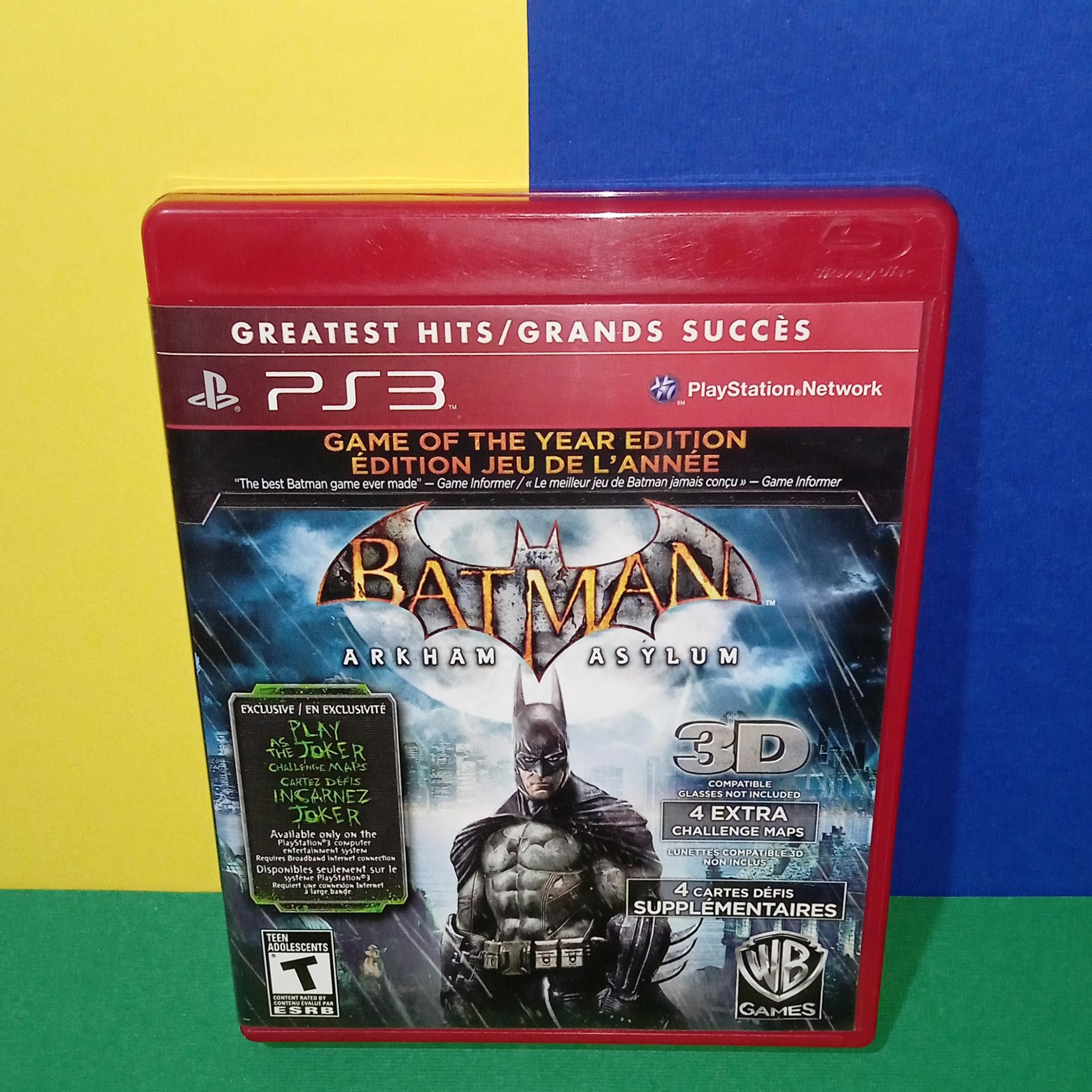 بازی PS3 Batman Arkham Asylum اورجینال