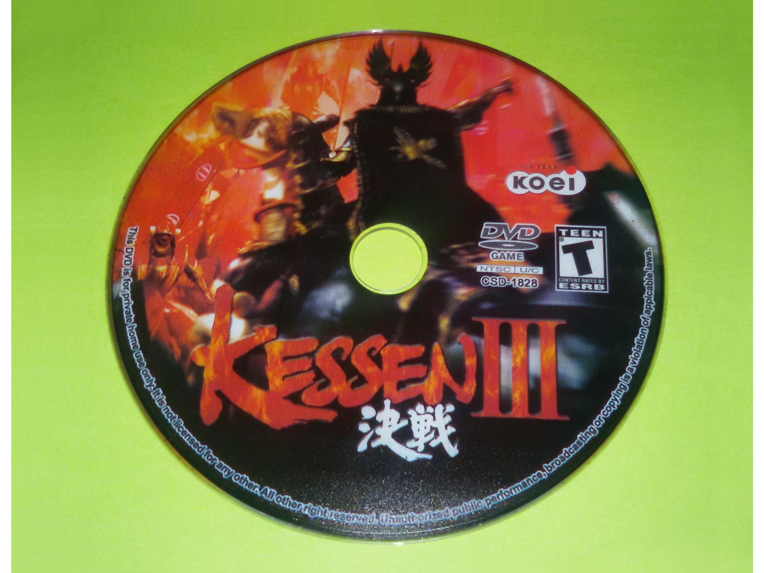 بازی PS2 Kessen 3 مالزی پلی استیشن 2