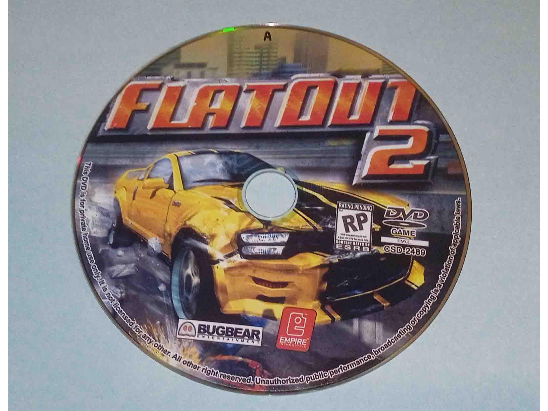 بازی PS2 Flatout 2 مالزی پلی استیشن 2