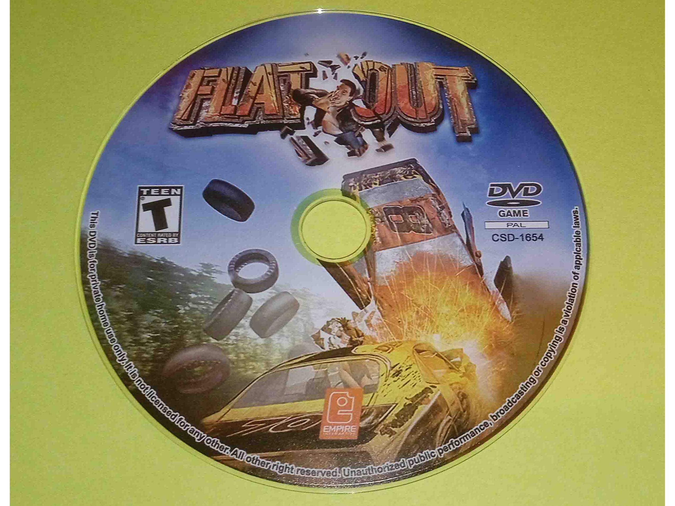 بازی PS2 Flatout 1 مالزی پلی استیشن 2
