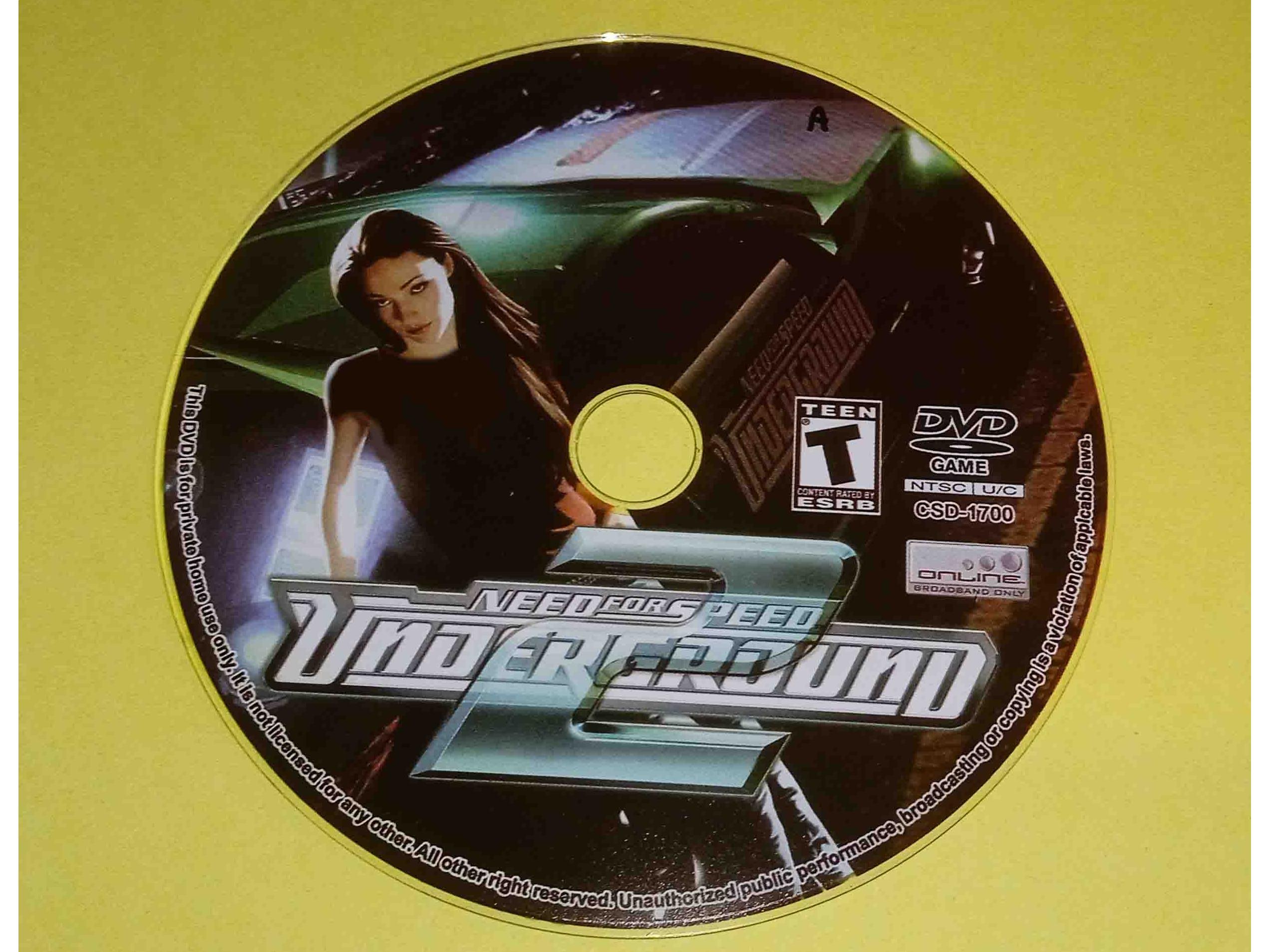 بازی PS2 Need For Speed Underground 2 مالزی