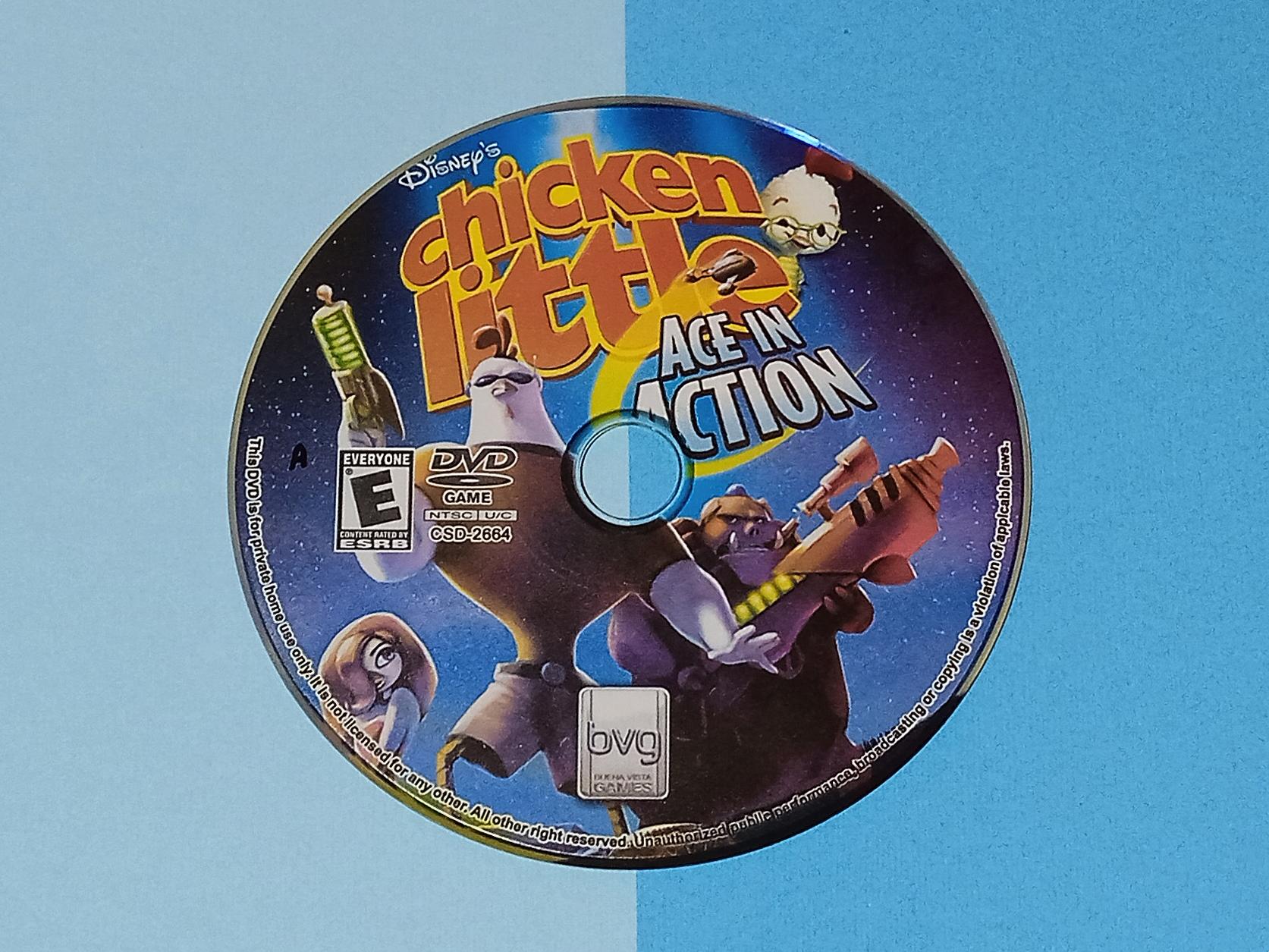 بازی PS2 Chicken Little Ace in Action مالزی پلی 2