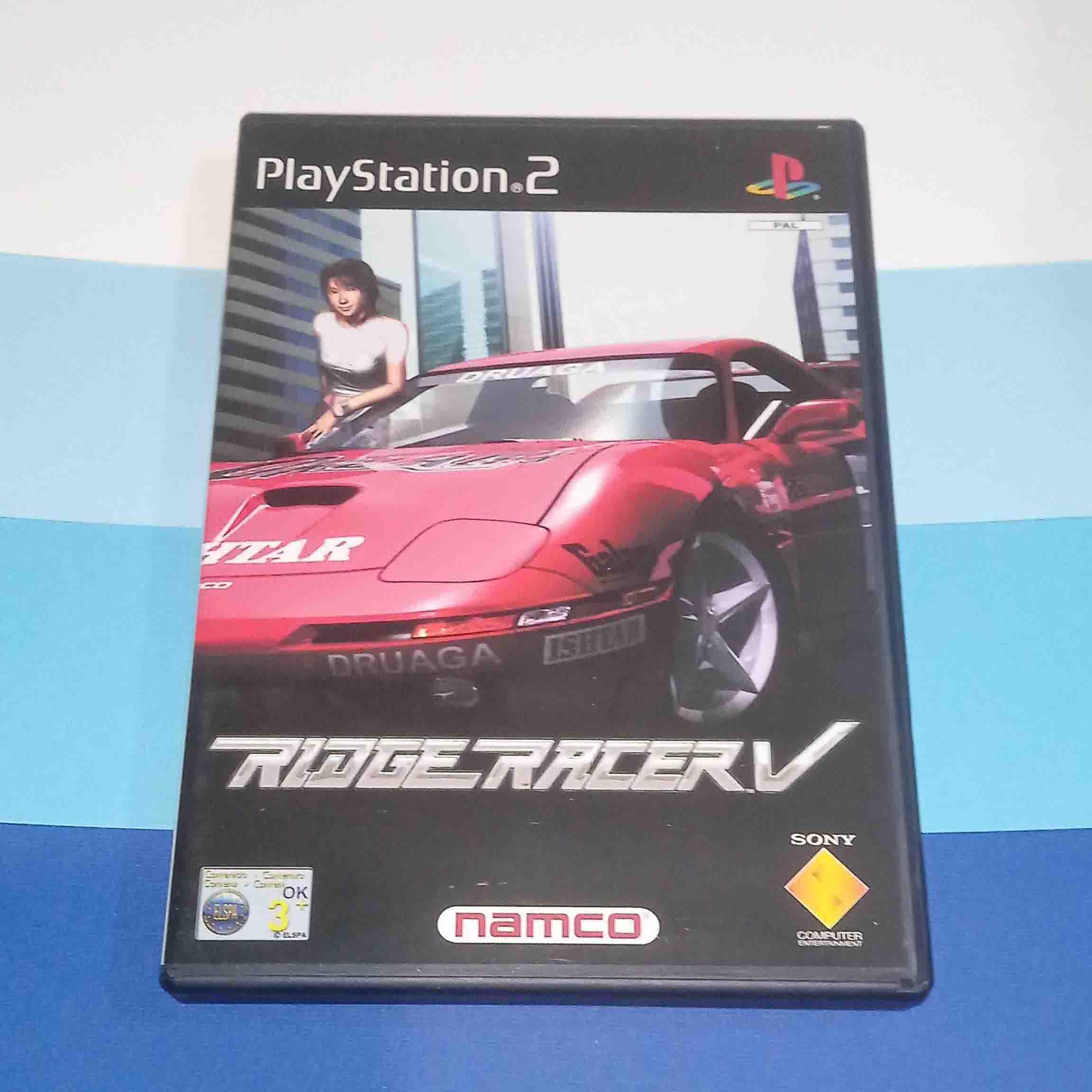 بازی ماشین PS2 Ridge Racer V اورجینال پلی2 درحد اک