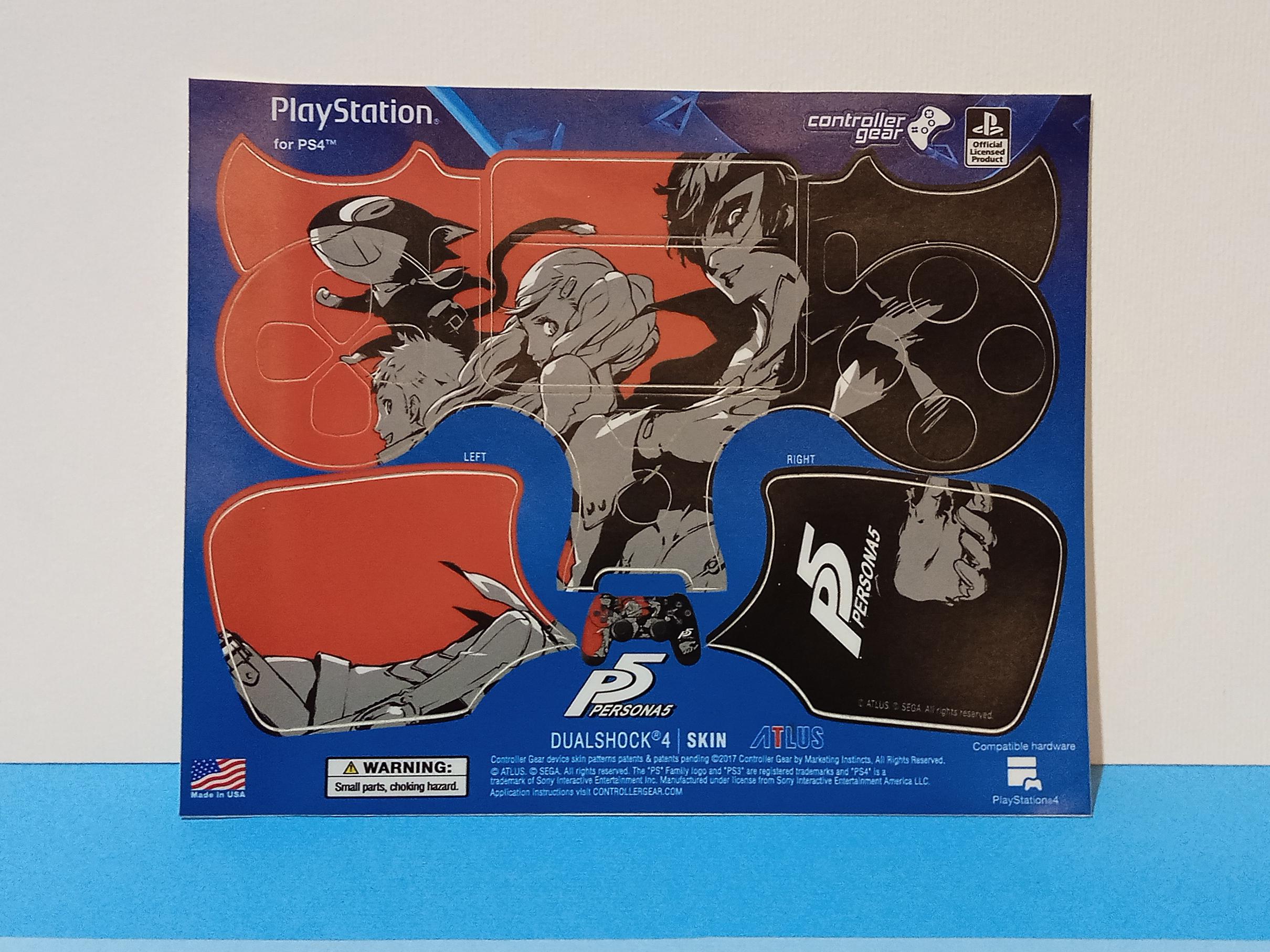 برچسب یا اسکین دسته PS4 اورجینال بازی Persona 5