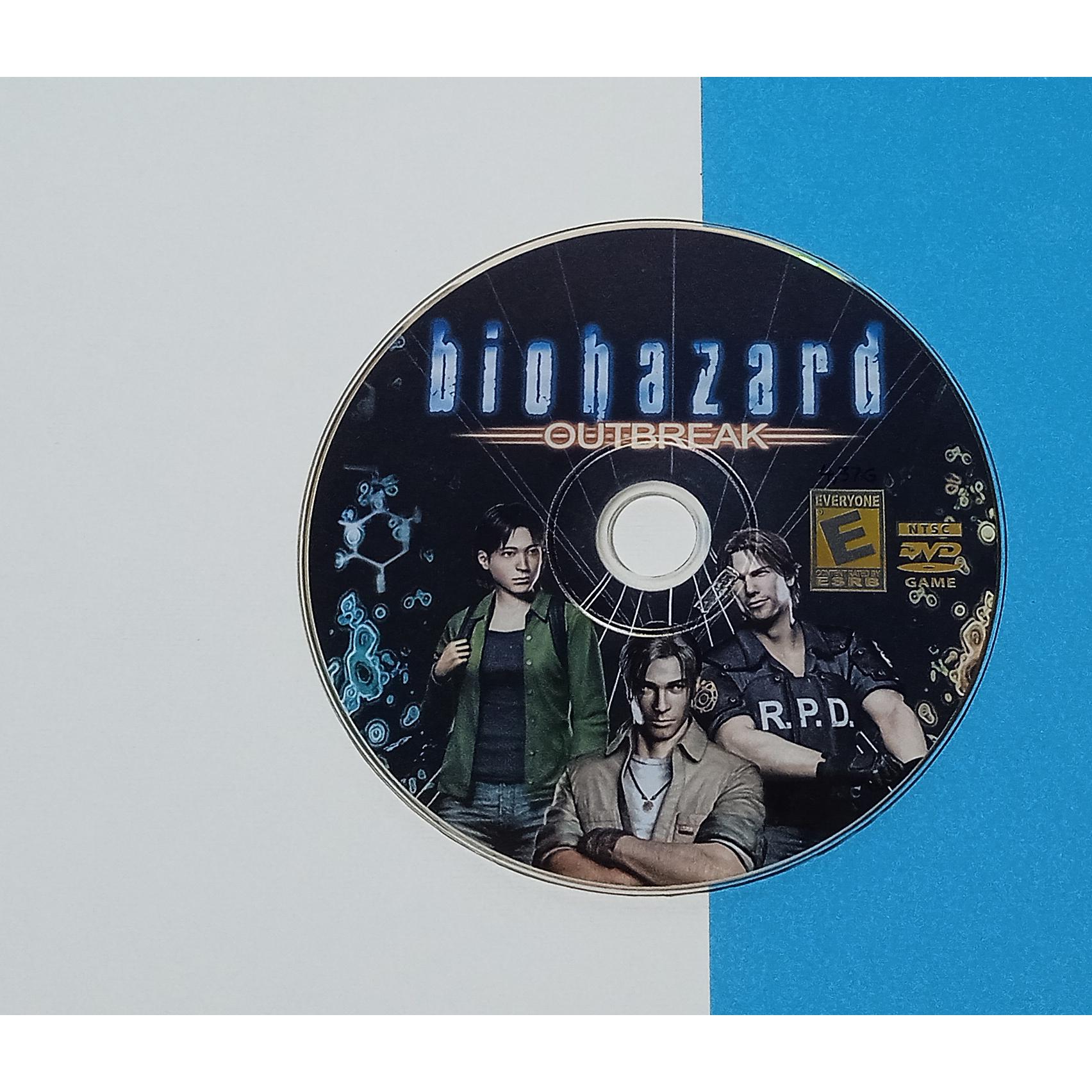 بازی PS2 Resident Evil Outbreak پلی استیشن 2