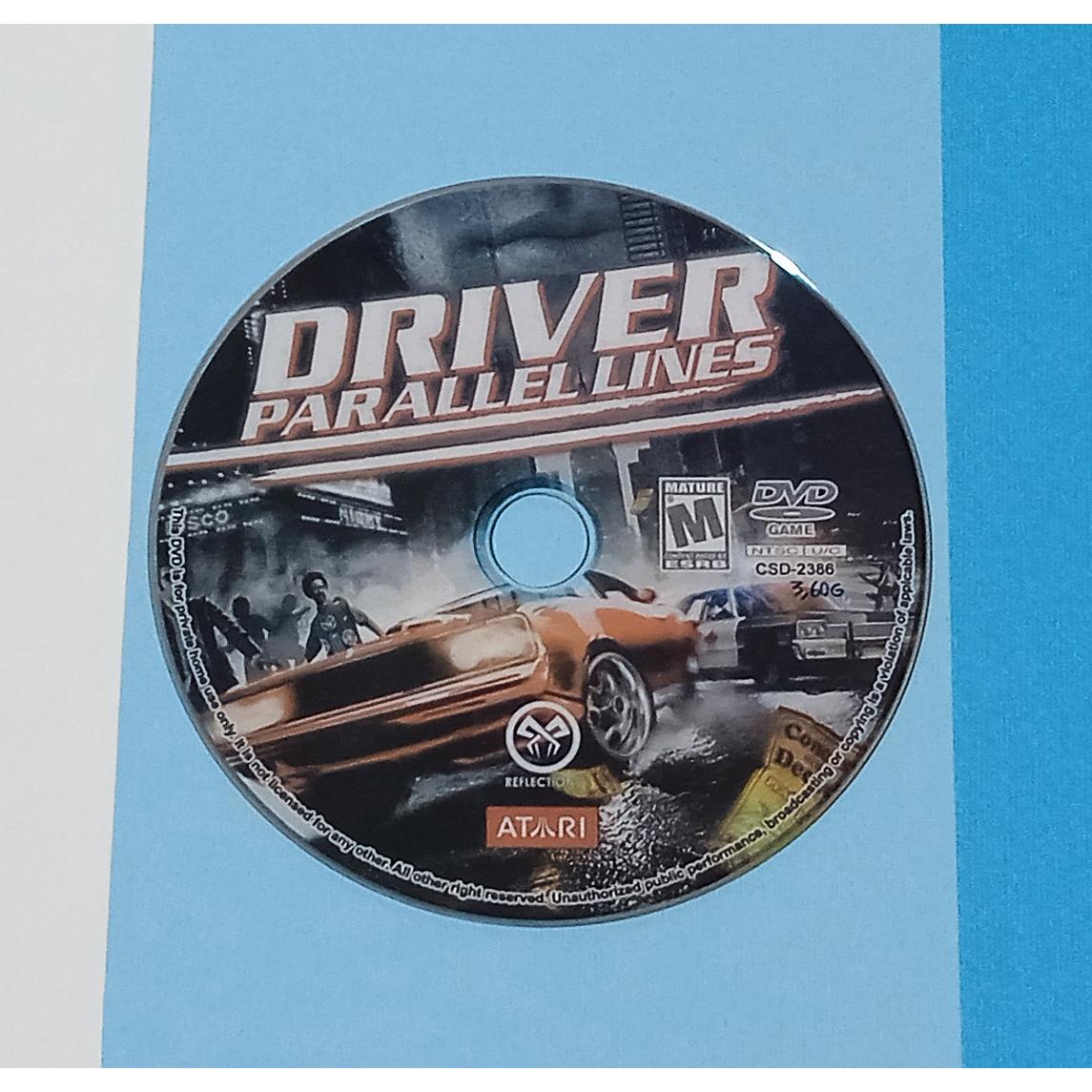 بازی PS2 Driver Parallel Lines مالزی پلی 2 UC