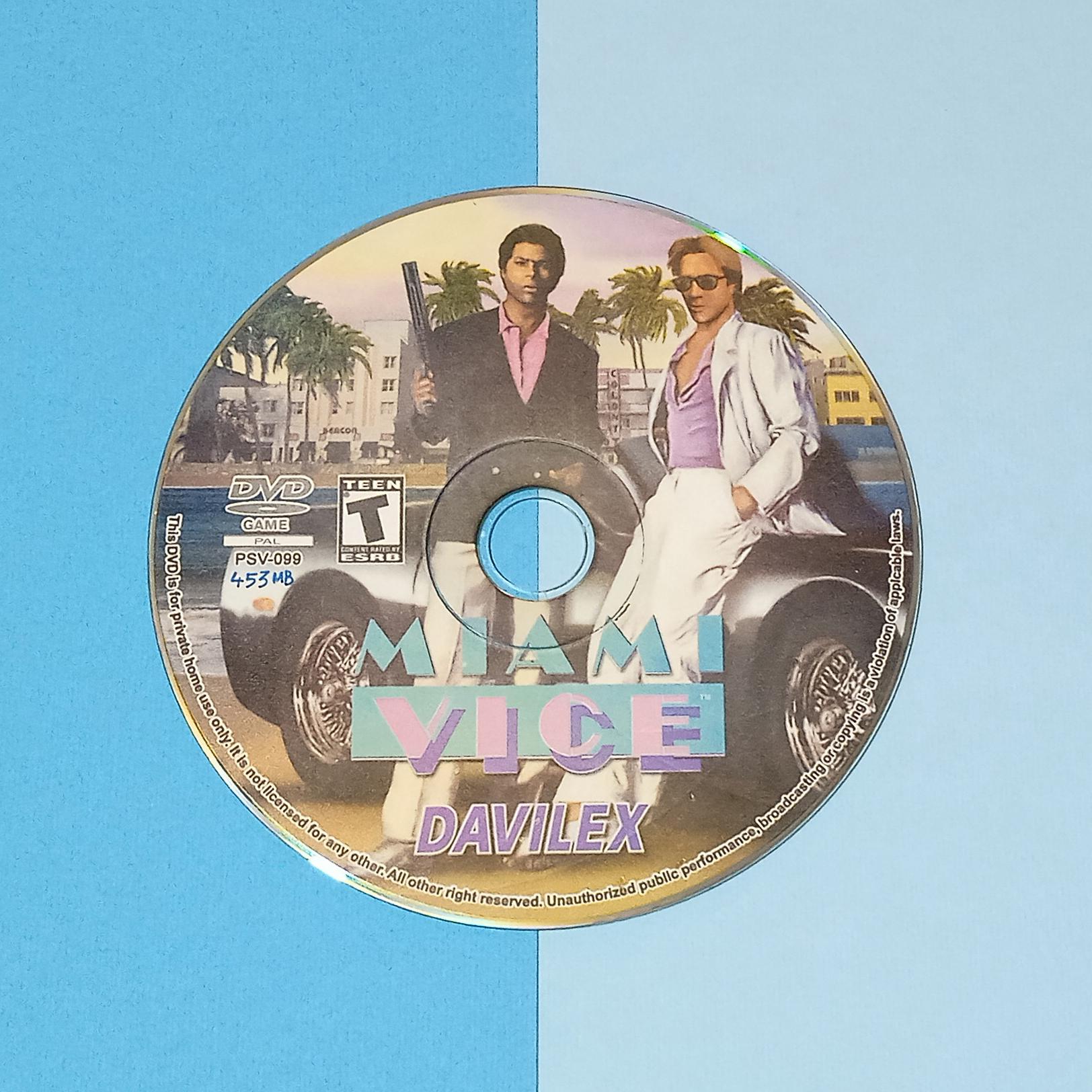 بازی PS2 Miami Vice مالزی پلی استیشن 2