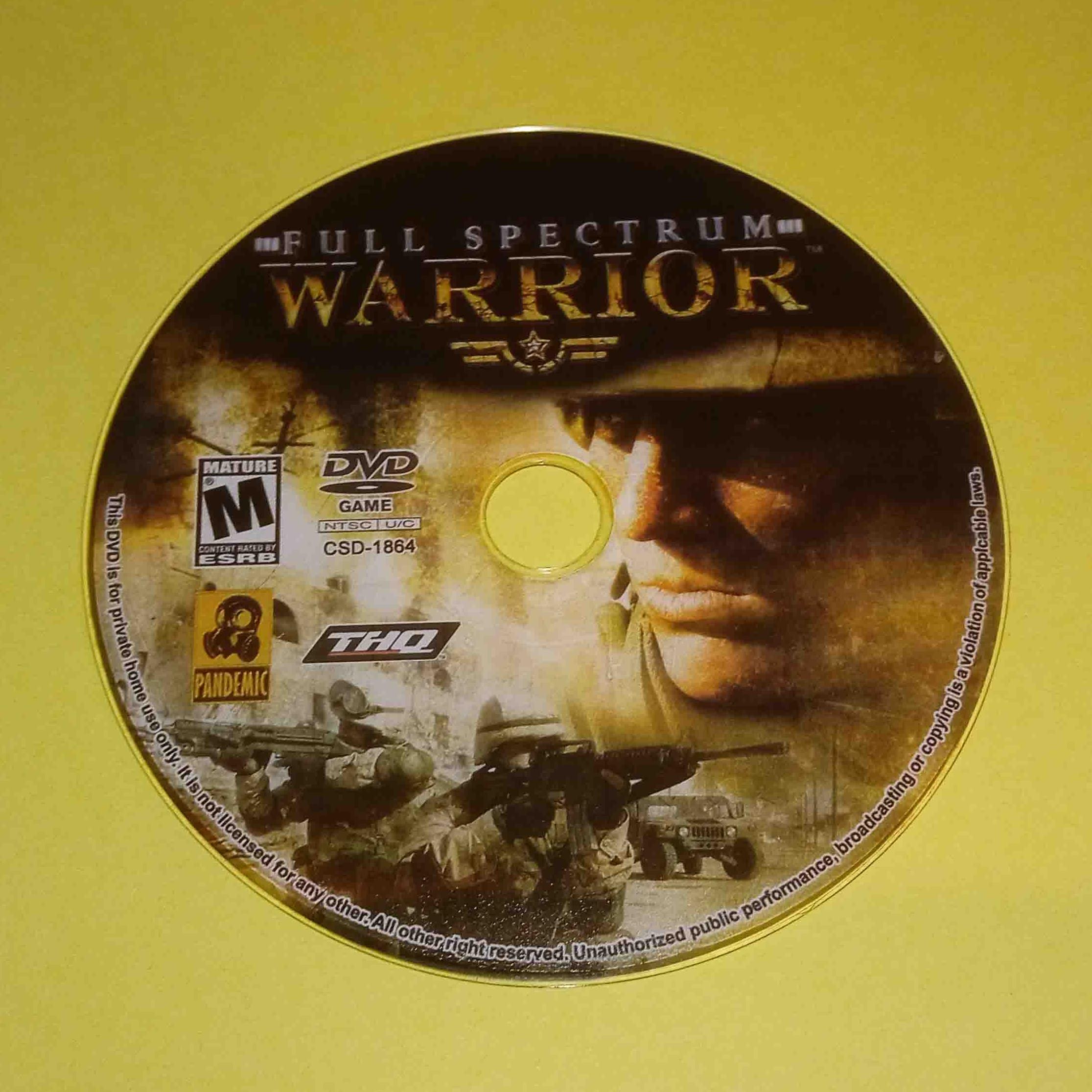 بازی PS2 Full Spectrum Warrior مالزی پلی استیشن 2