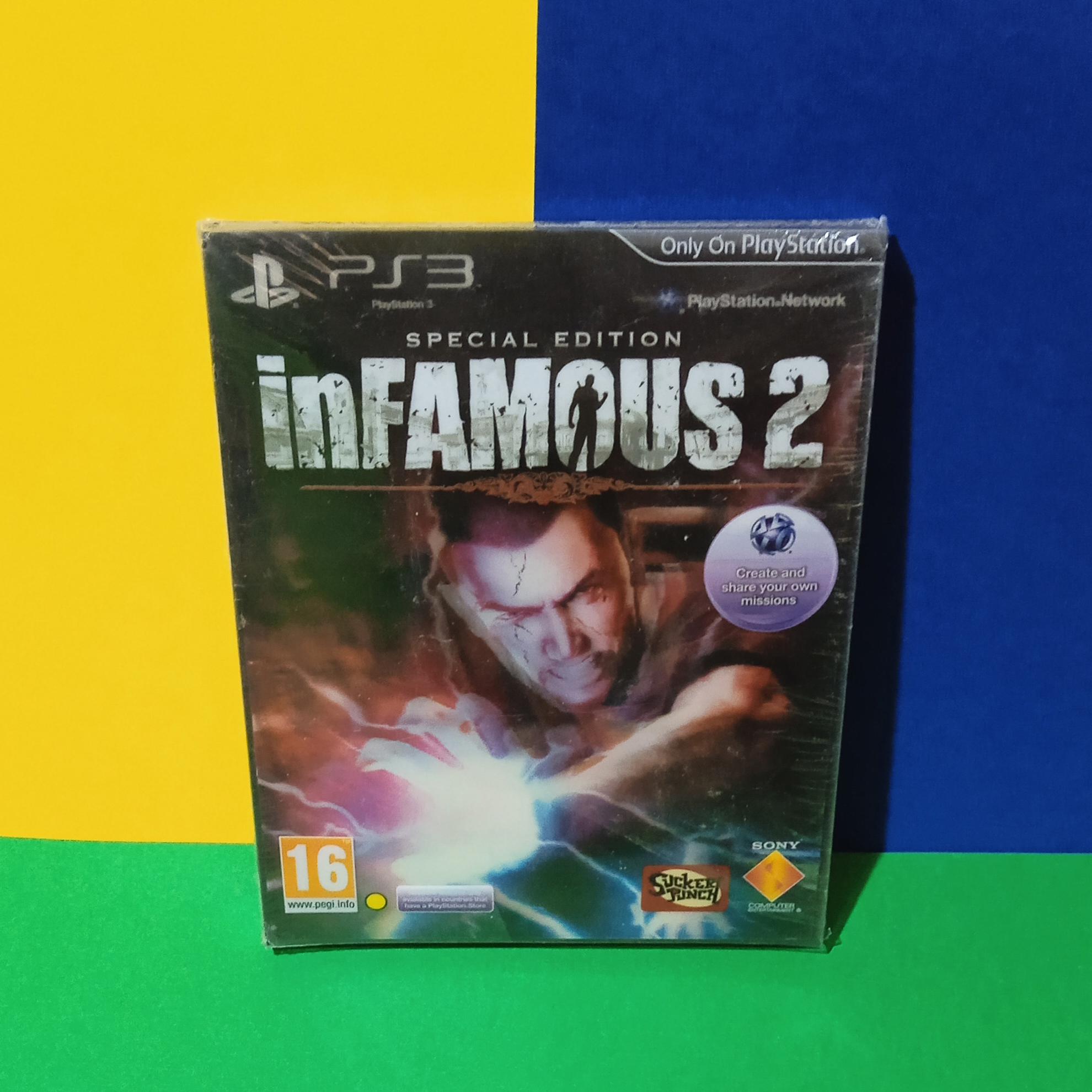 بازی PS3 Infamous 2 Special Edition اورجینال اکبند