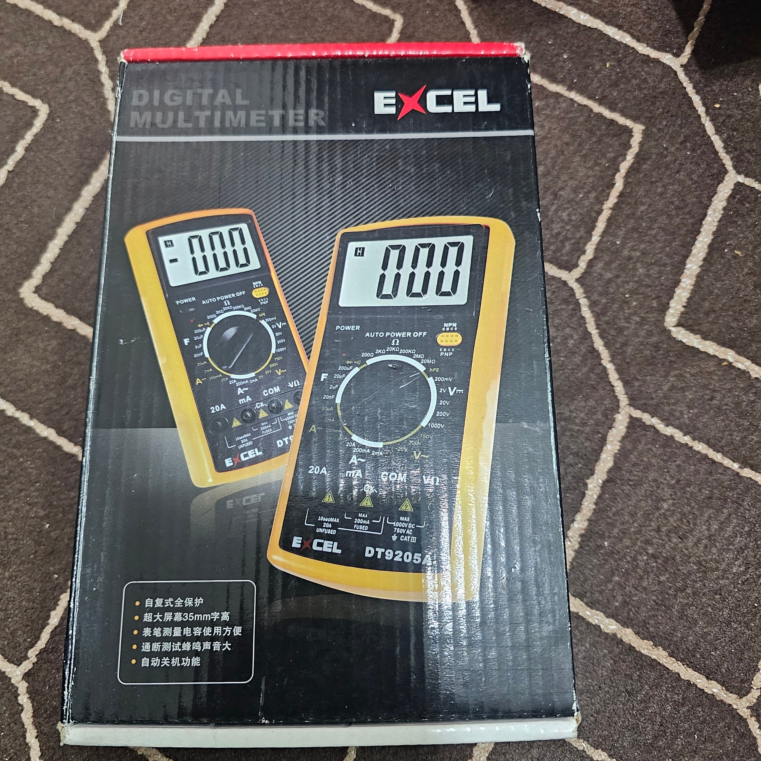 مولتی متر اکسل،کاملا نو،استفاده نشده اصلا