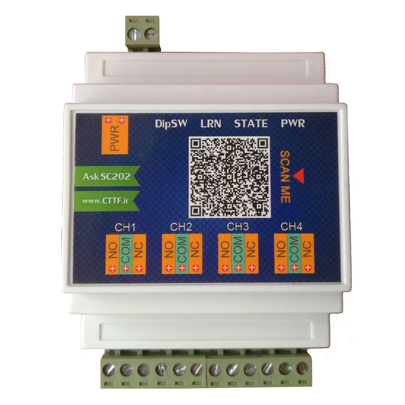 گیرنده چهار کانال ASK 433MHZ مدل SC202