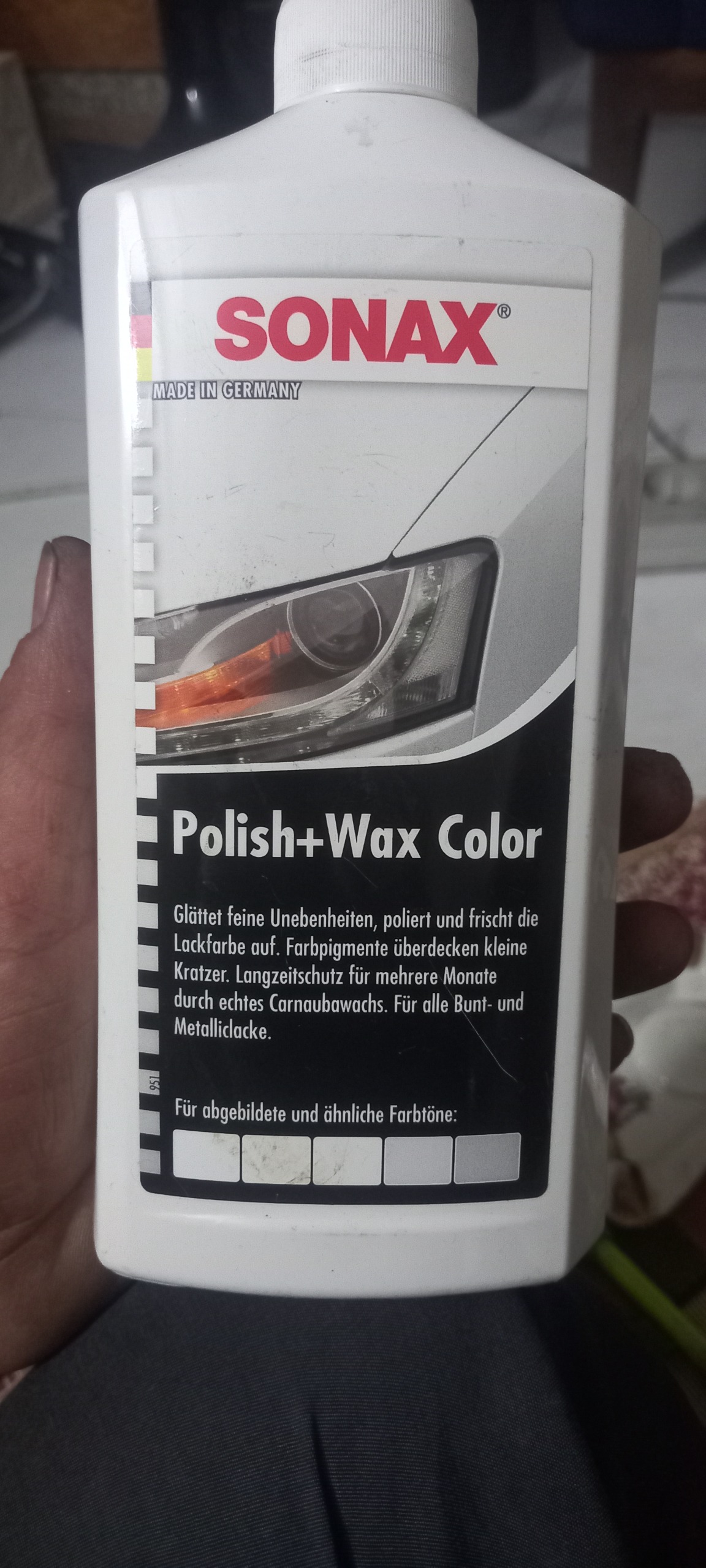 واکس پولیش رنگ سفید