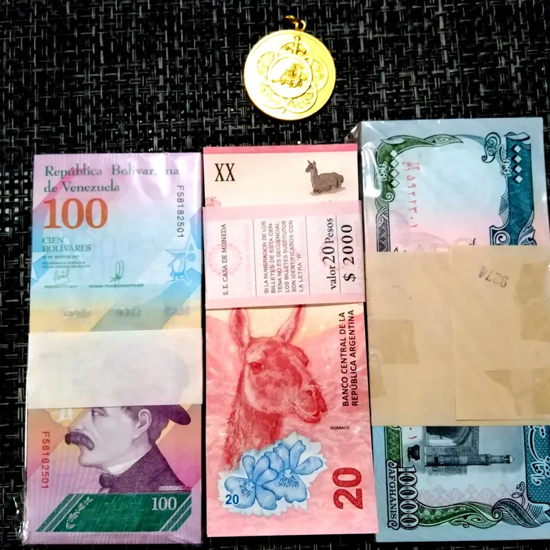 اسکناس پزو آرژانتین ونزوئلا