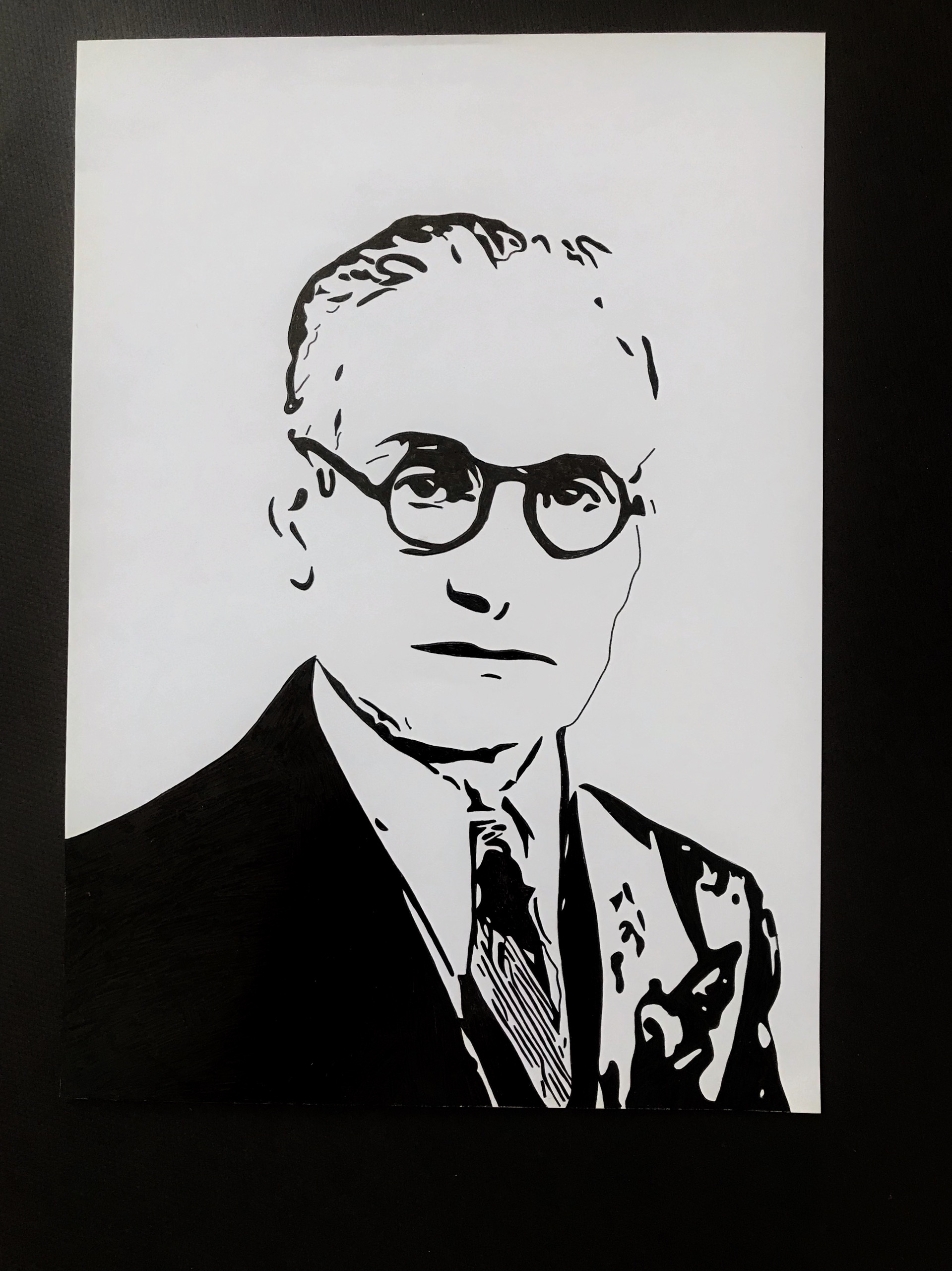 نقاشی پوستری احمد