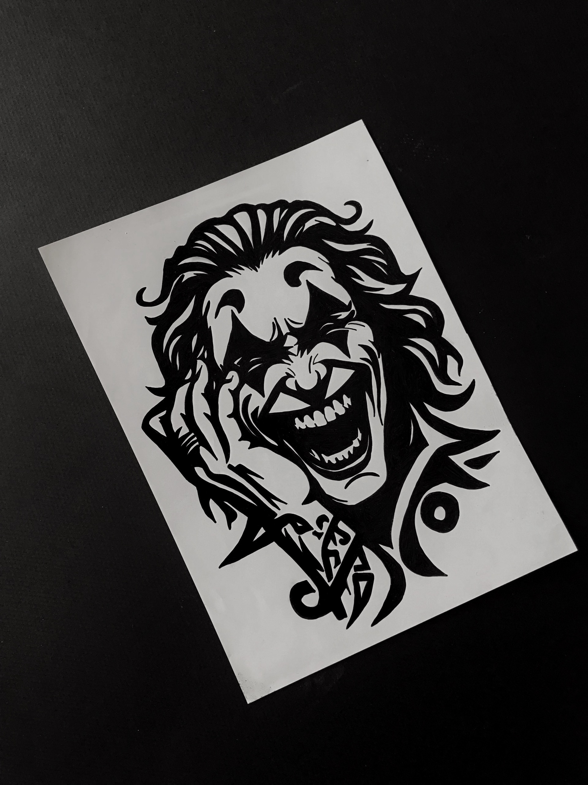 نقاشی پوستری جوکر