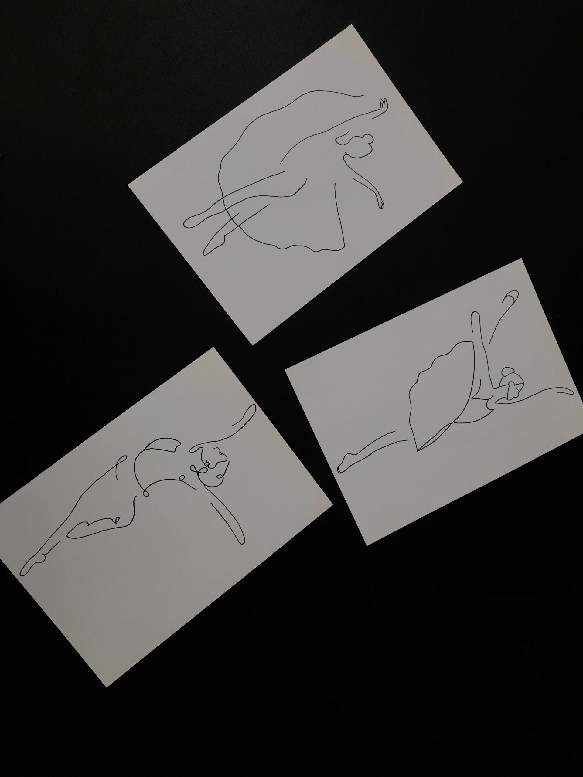 نقاشی مینیمال بالرین