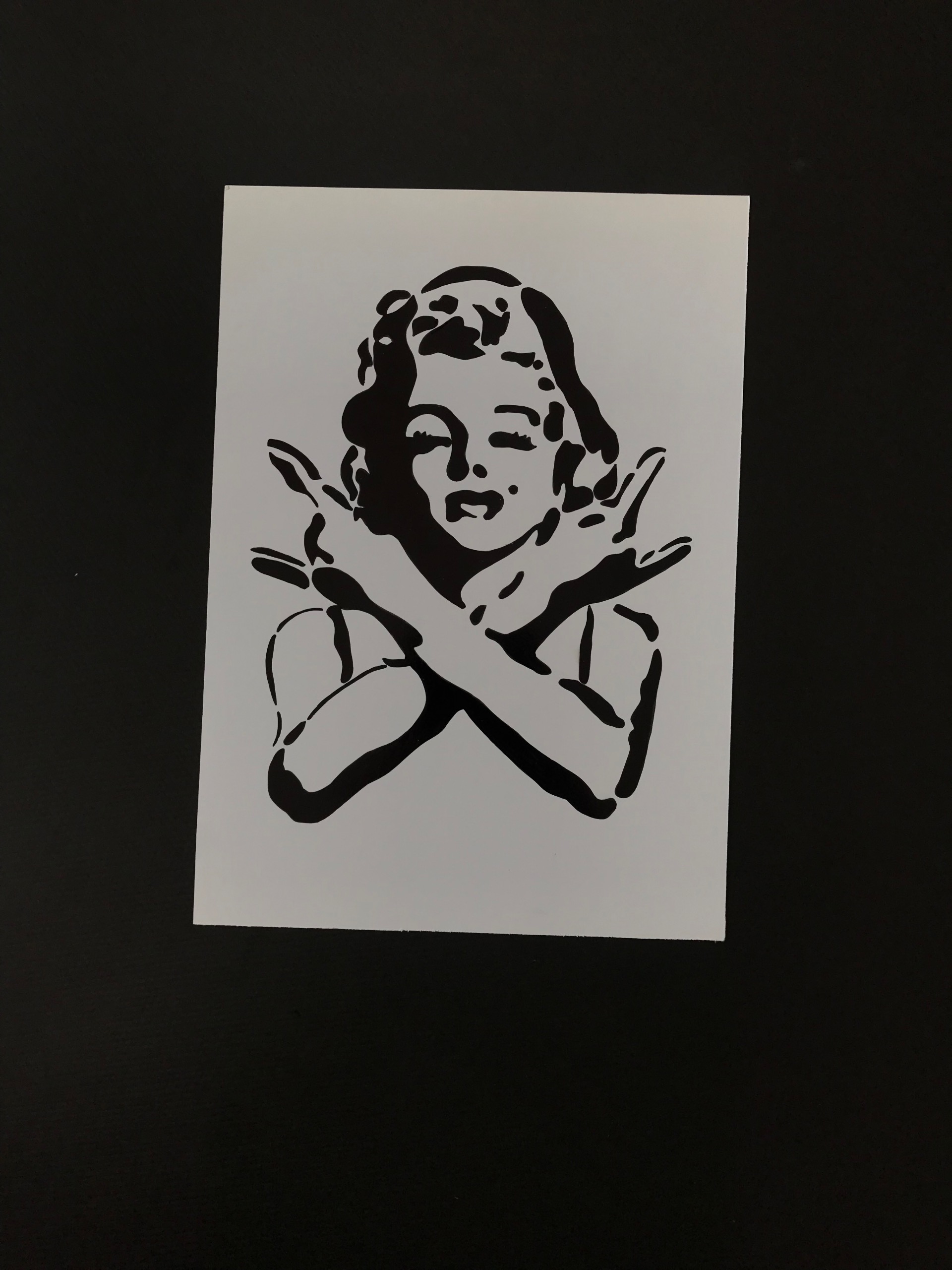 نقاشی پوستری مرلین مونرو