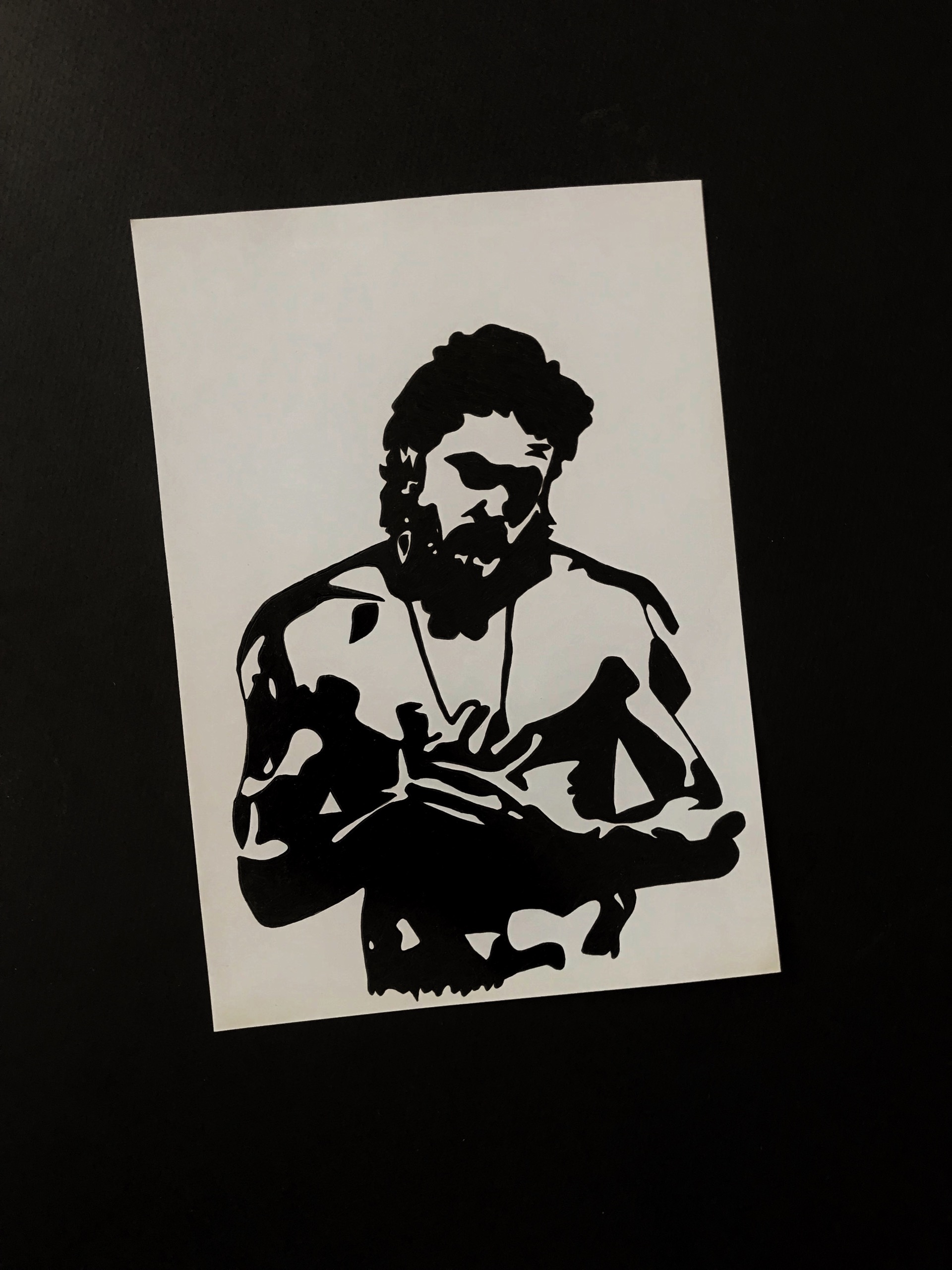 نقاشی پوستری جان اسنو