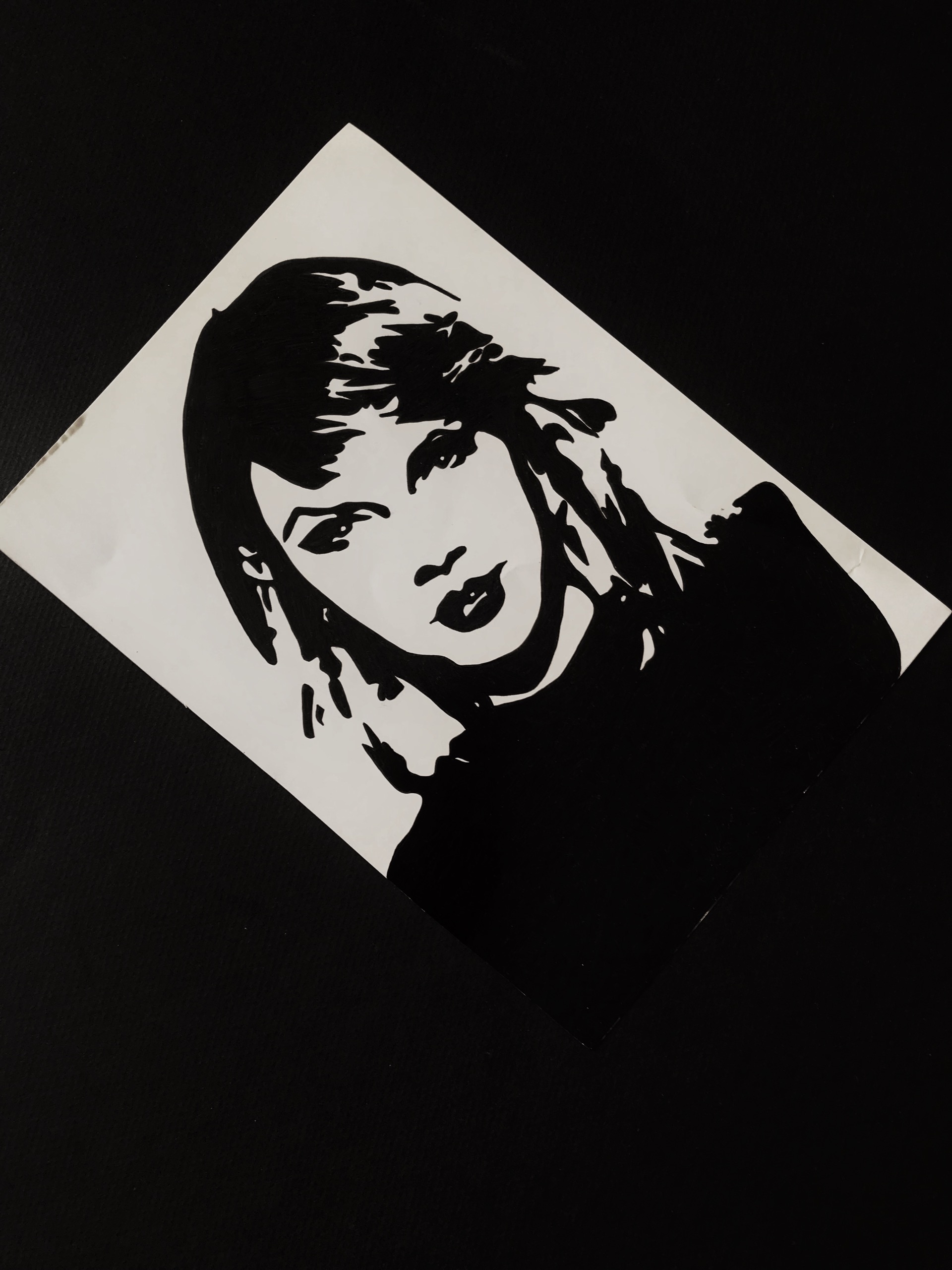 نقاشی پوستری تیلور سوئیفت